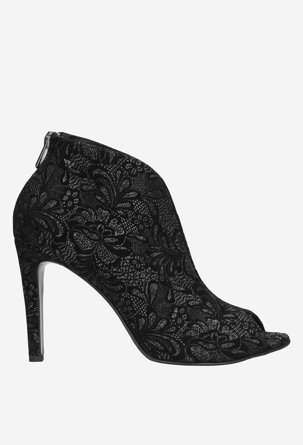 Czarne botki damskie 55001-61 Widok 1