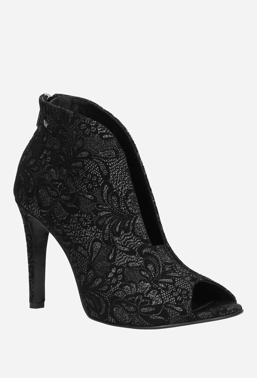 Czarne botki damskie 55001-61 Widok 2