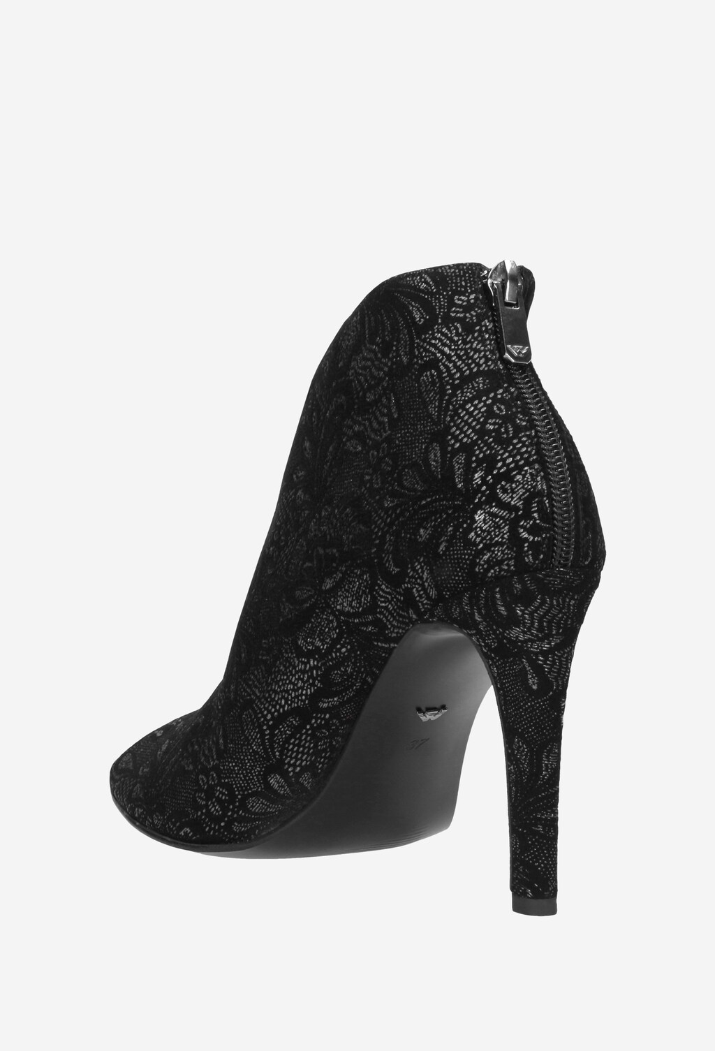 Czarne botki damskie 55001-61 Widok 3