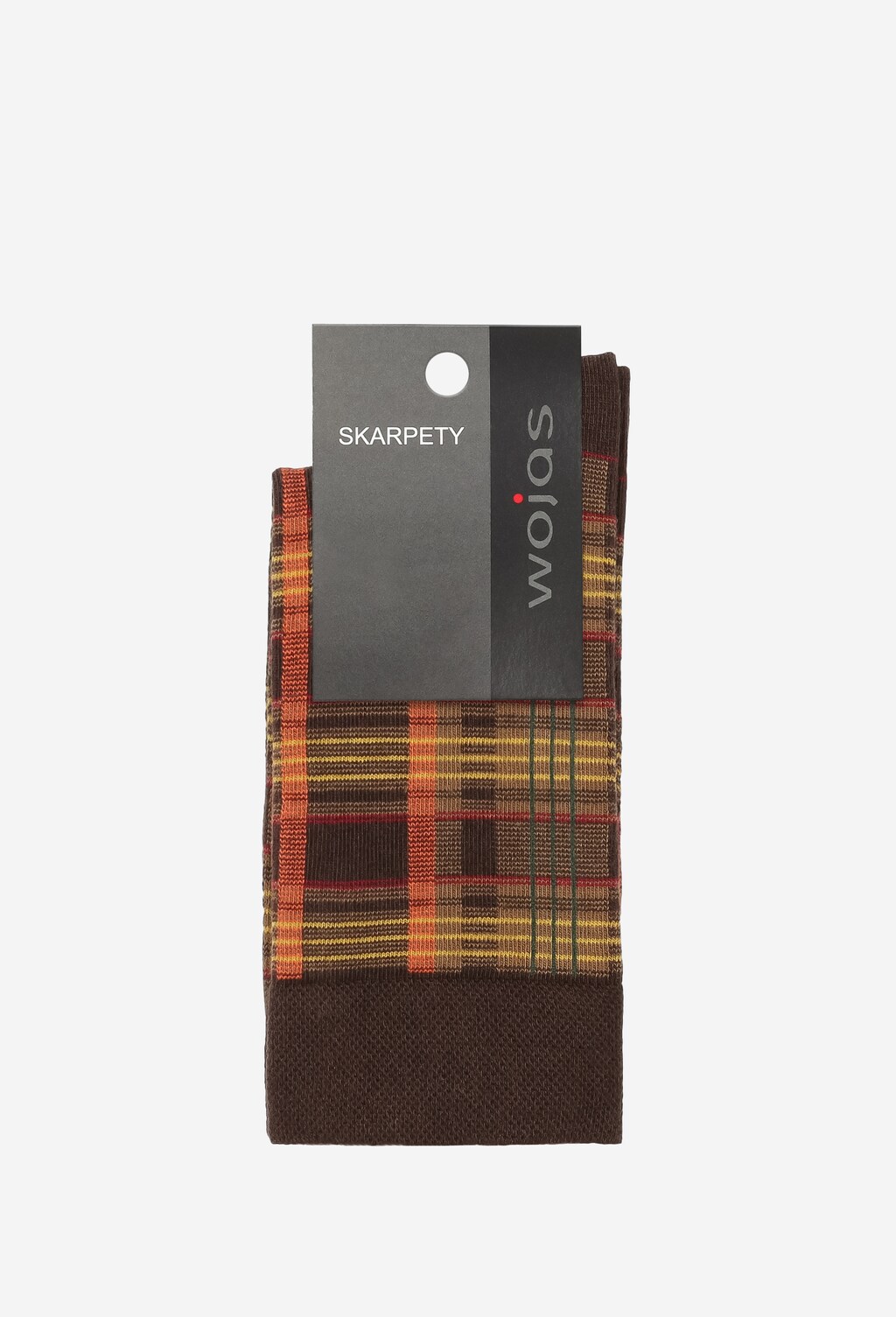 Skarpety w kratkę 9910-82 Widok 2