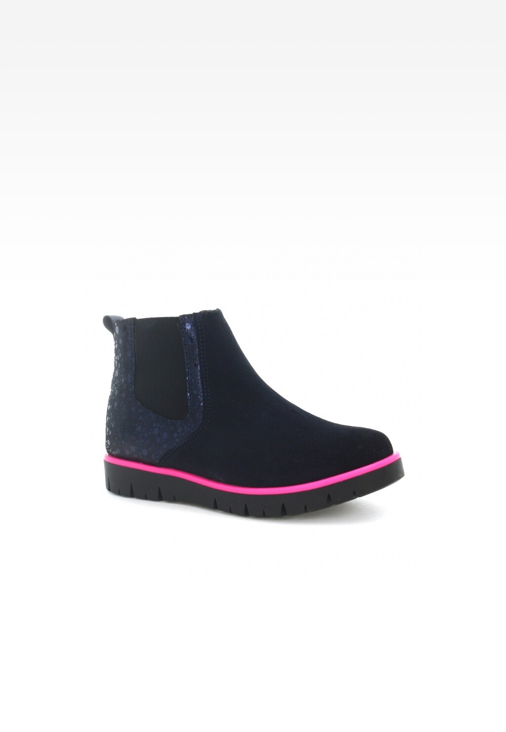 Botki ocieplane BARTEK T-67368P/SZ/AOS, dla dziewcząt, czarno-różowy Widok 1