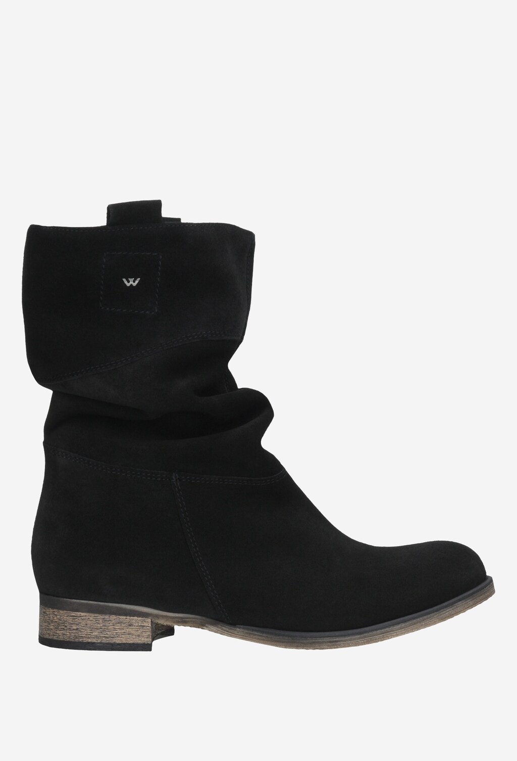 Dámske členkové čižmy v univerzálnej čiernej farbe 9573-61 Widok 1