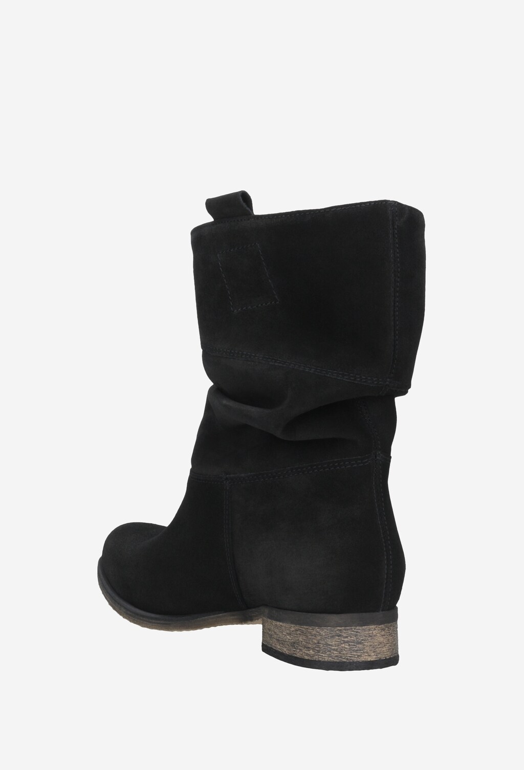 Dámske členkové čižmy v univerzálnej čiernej farbe 9573-61 Widok 3