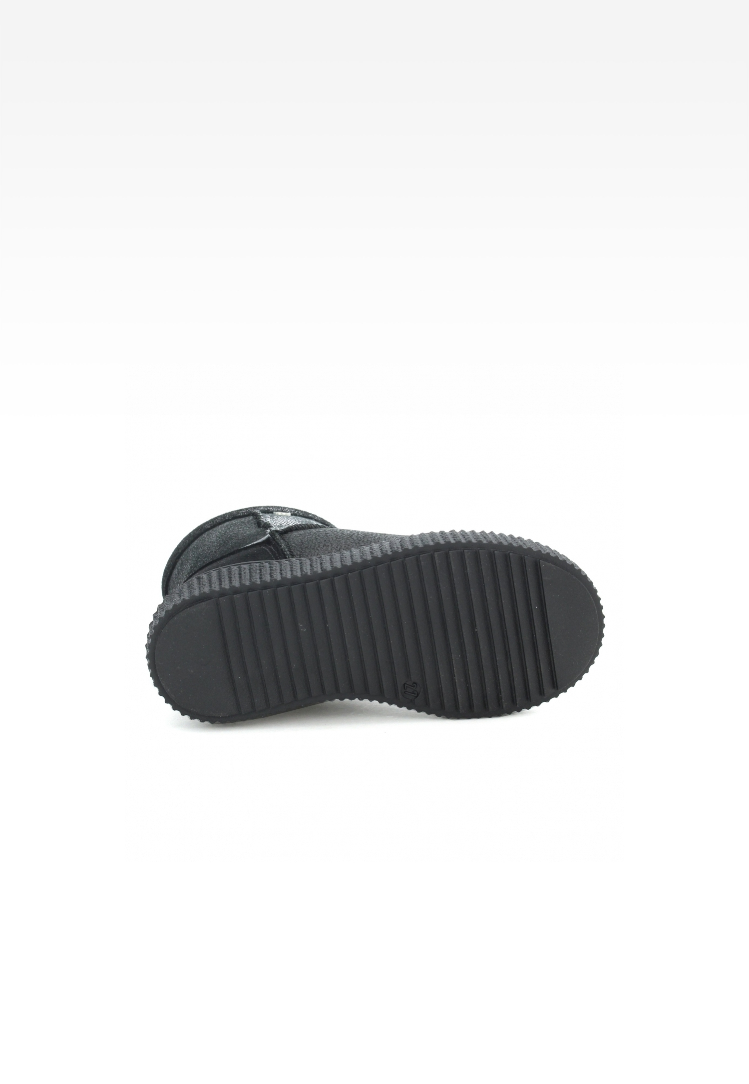 Botki ocieplane BARTEK W-640370/OLX, dla dziewcząt, czarno-srebrny Widok 7