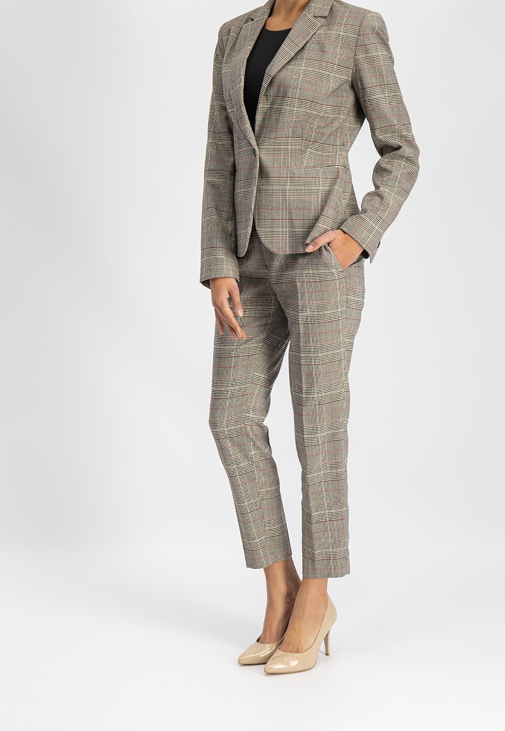 Beżowe damskie czółenka 4421-34 Widok 1