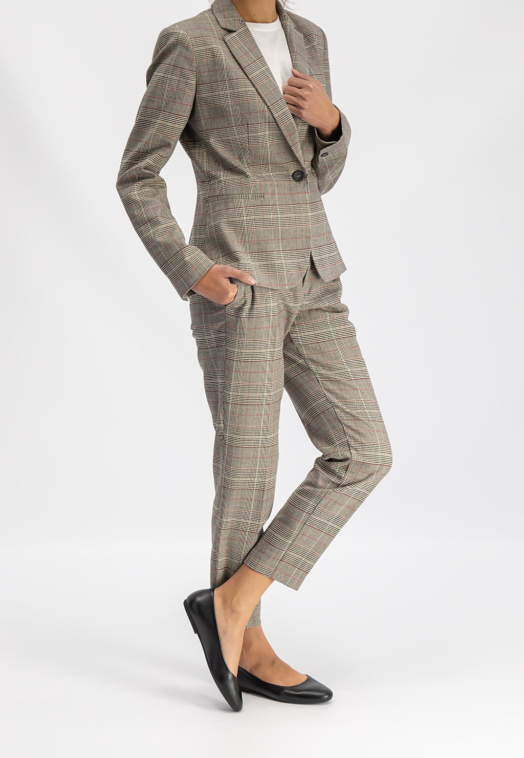 Černé dámské balerínky 6420-81 Widok 1