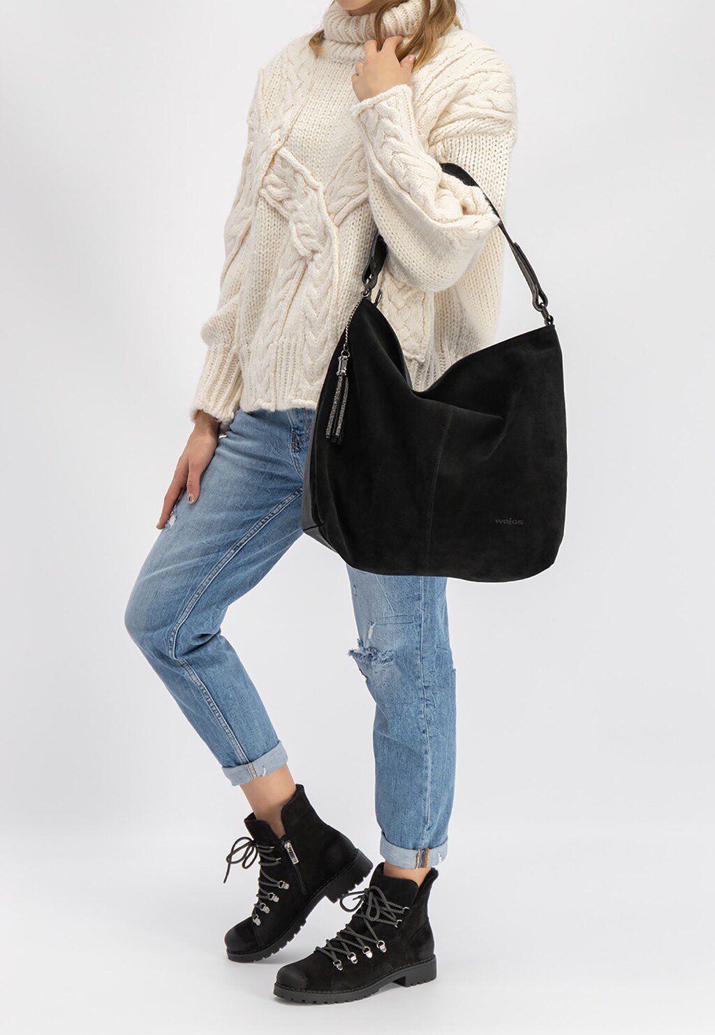 Czarna torebka damska 6890-71 Widok 1