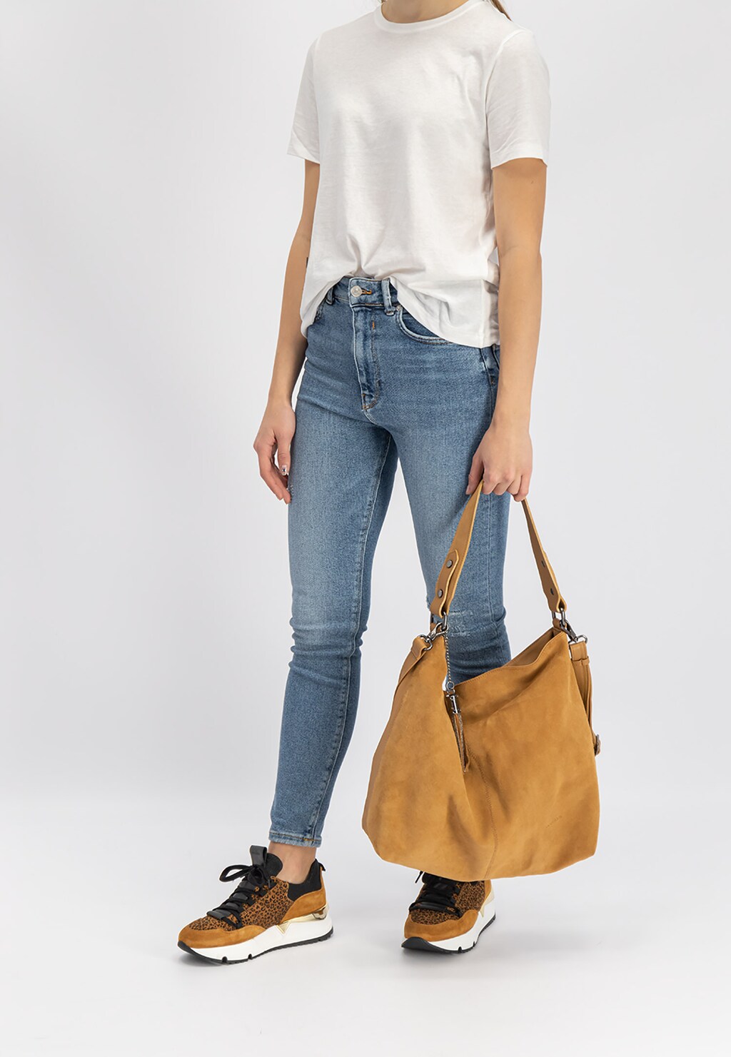 Jasnobrązowa damska torebka 6890-73 Widok 1