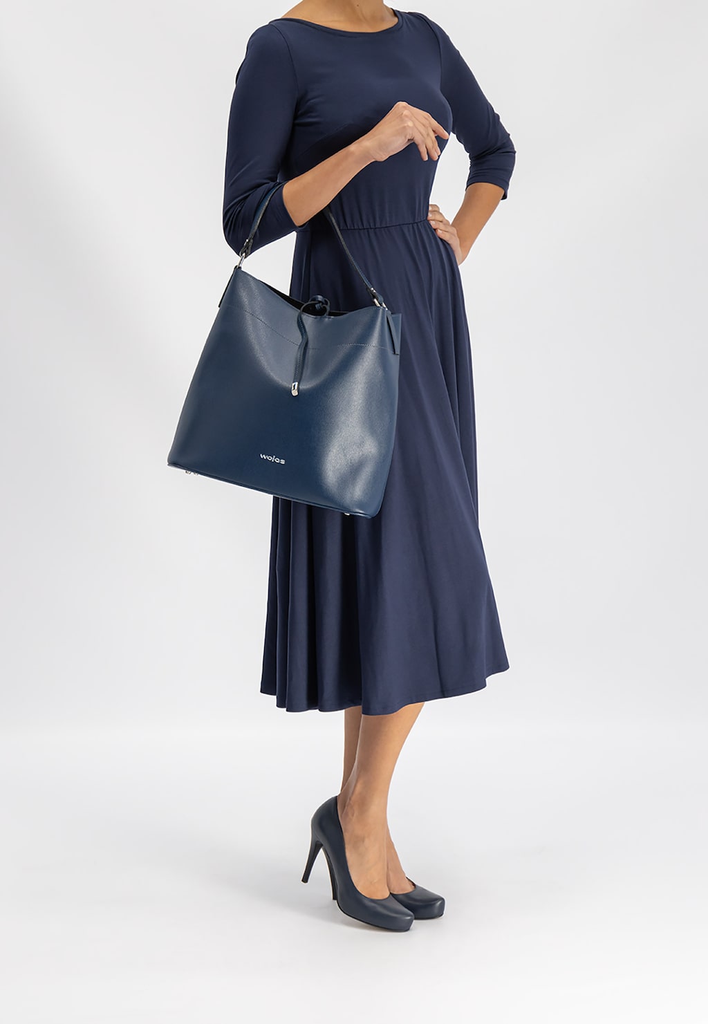 Granatowa torebka damska 7911-56 Widok 1