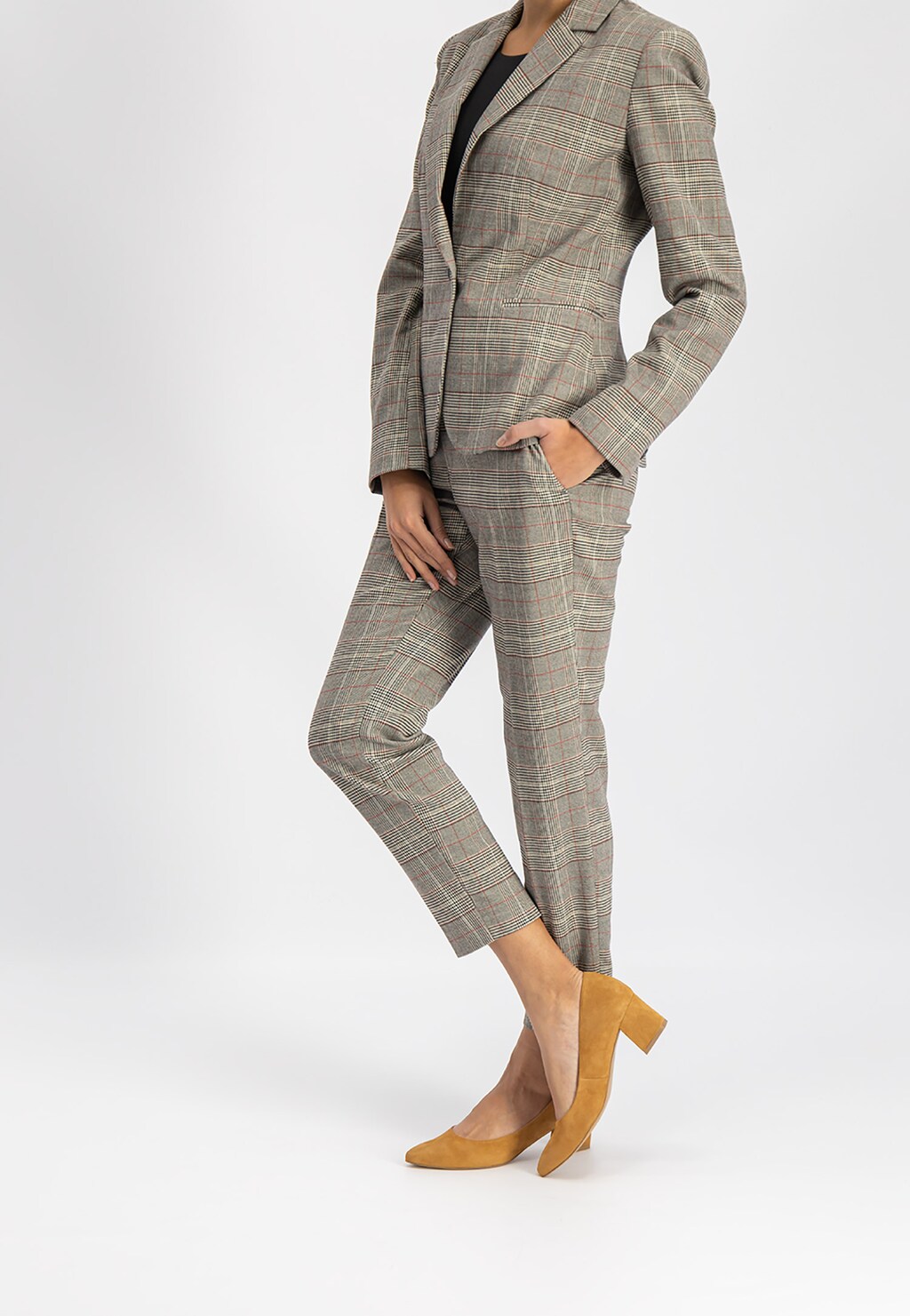 Jasnobrązowe czółenka 8393-63 Widok 1