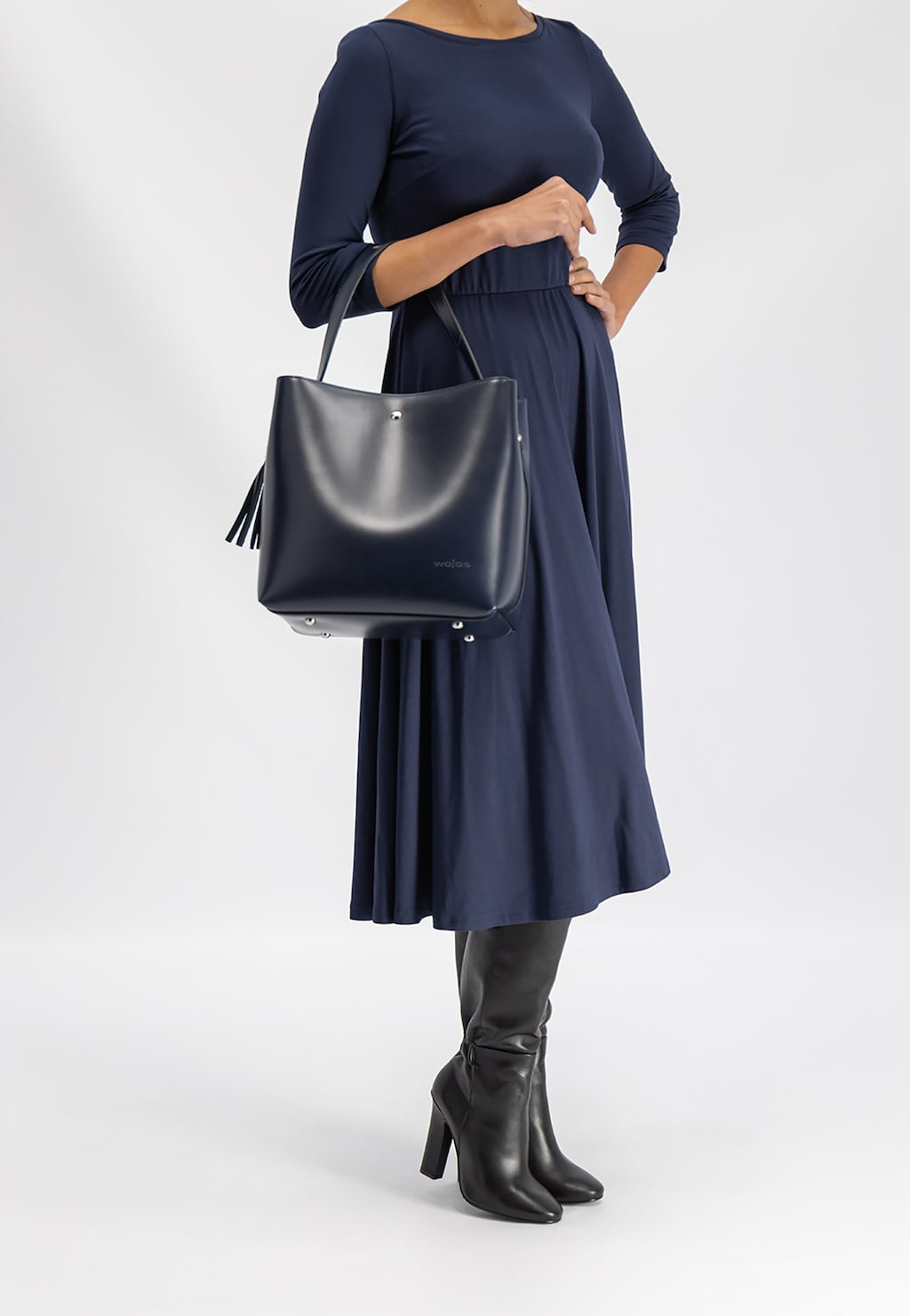 Granatowa torebka damska 8893-56 Widok 1