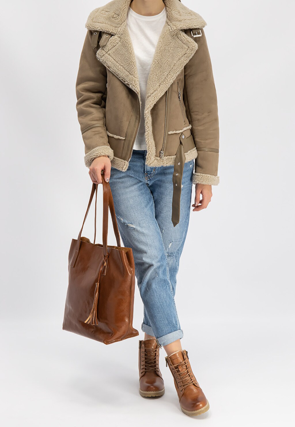 Brązowa torebka damska 8974-53 Widok 1