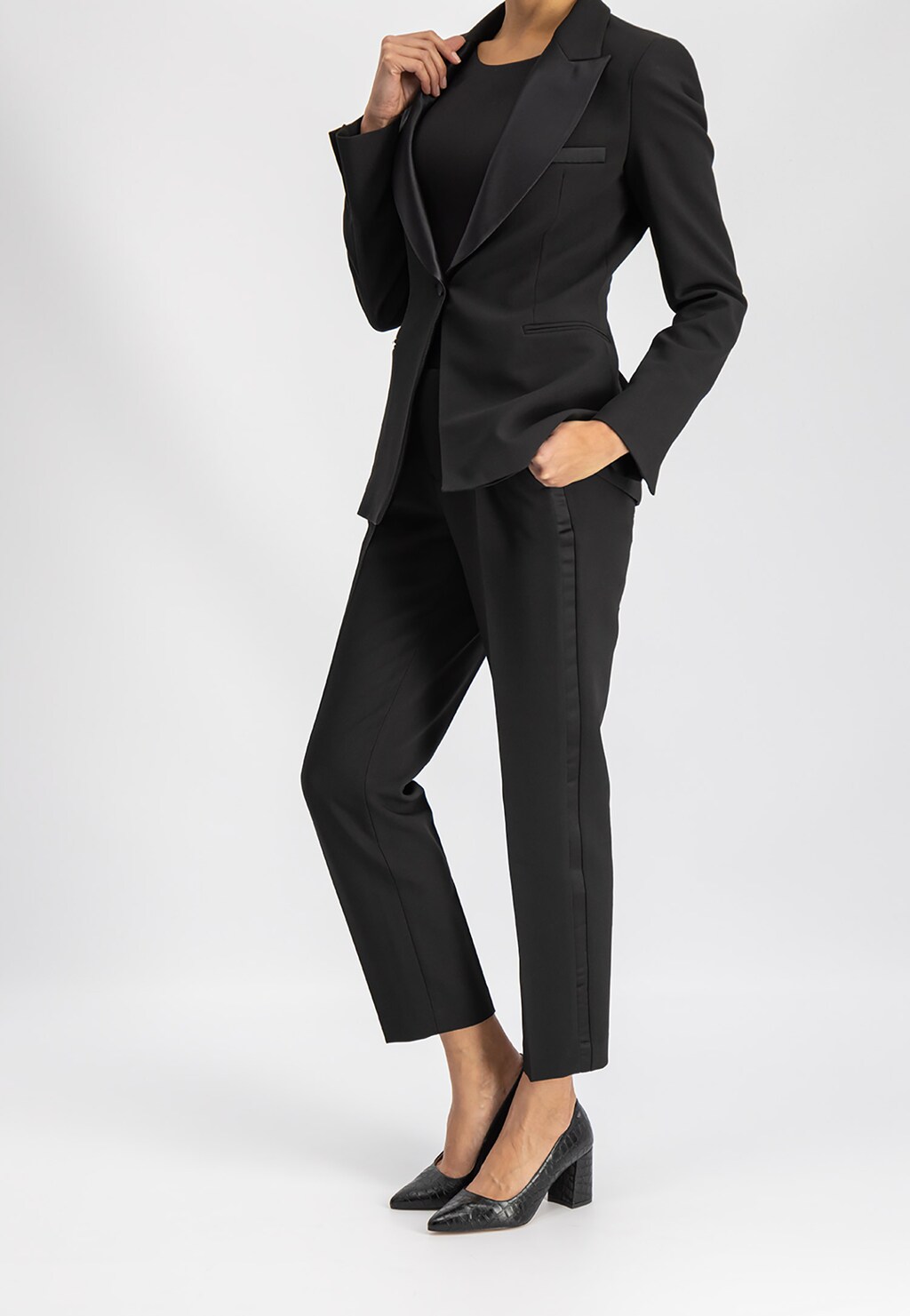 Czarne czółenka 9269-51 Widok 1