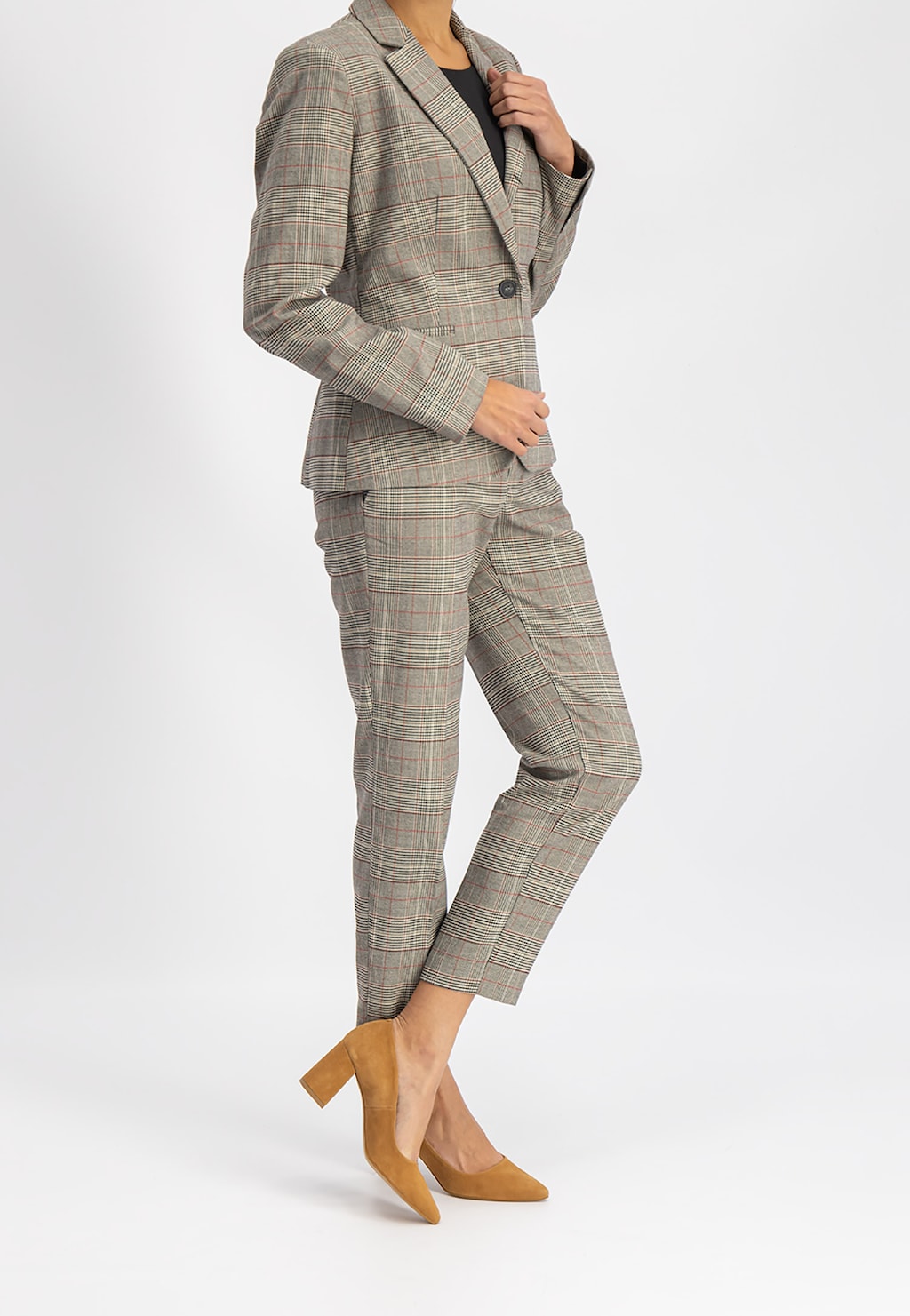 Jasnobrązowe człóenka damskie 9269-63 Widok 1