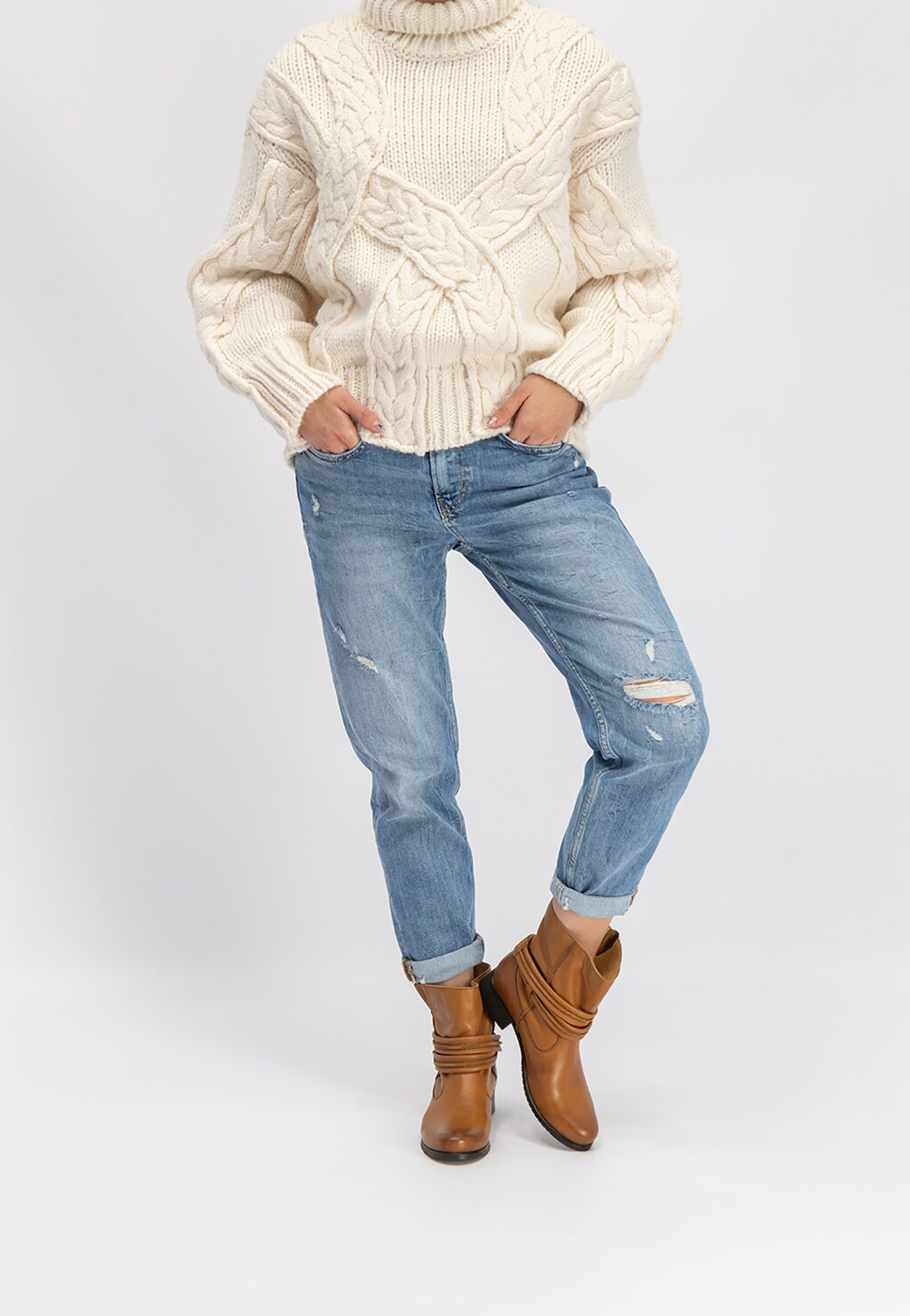 Botki damskie 9580-53 Widok 1