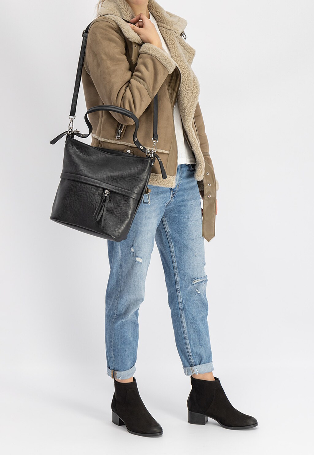 Czarna torebka damska 9860-51 Widok 1