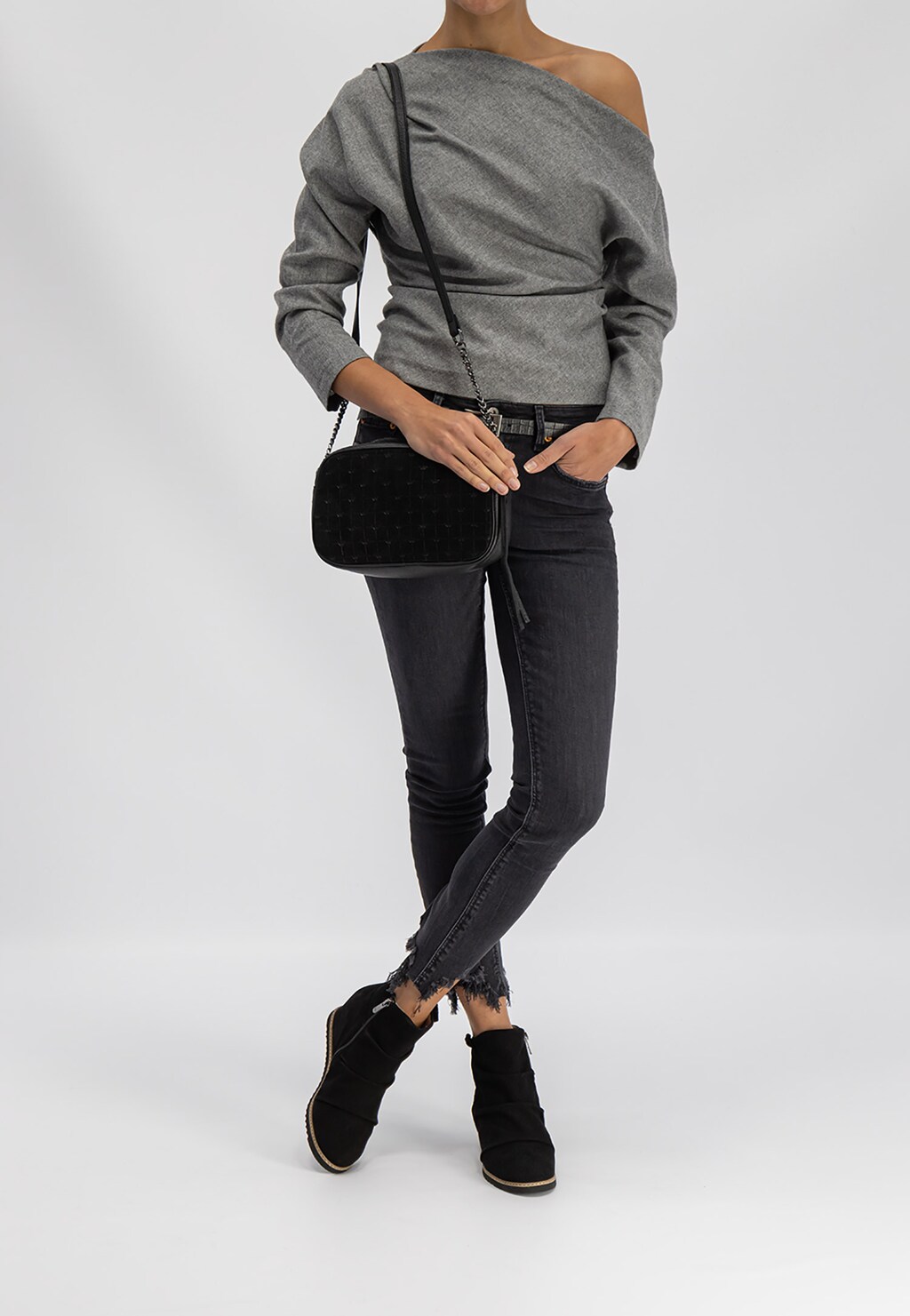 Czarna torebka damska 9872-71 Widok 1