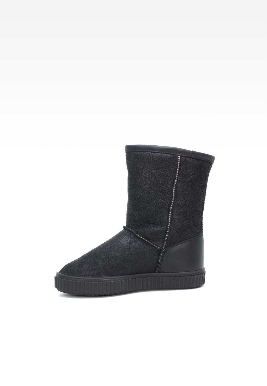 Zateplené kotníkové topánky BARTEK W-647750/F10, pre dievčatá, čierne Widok 4