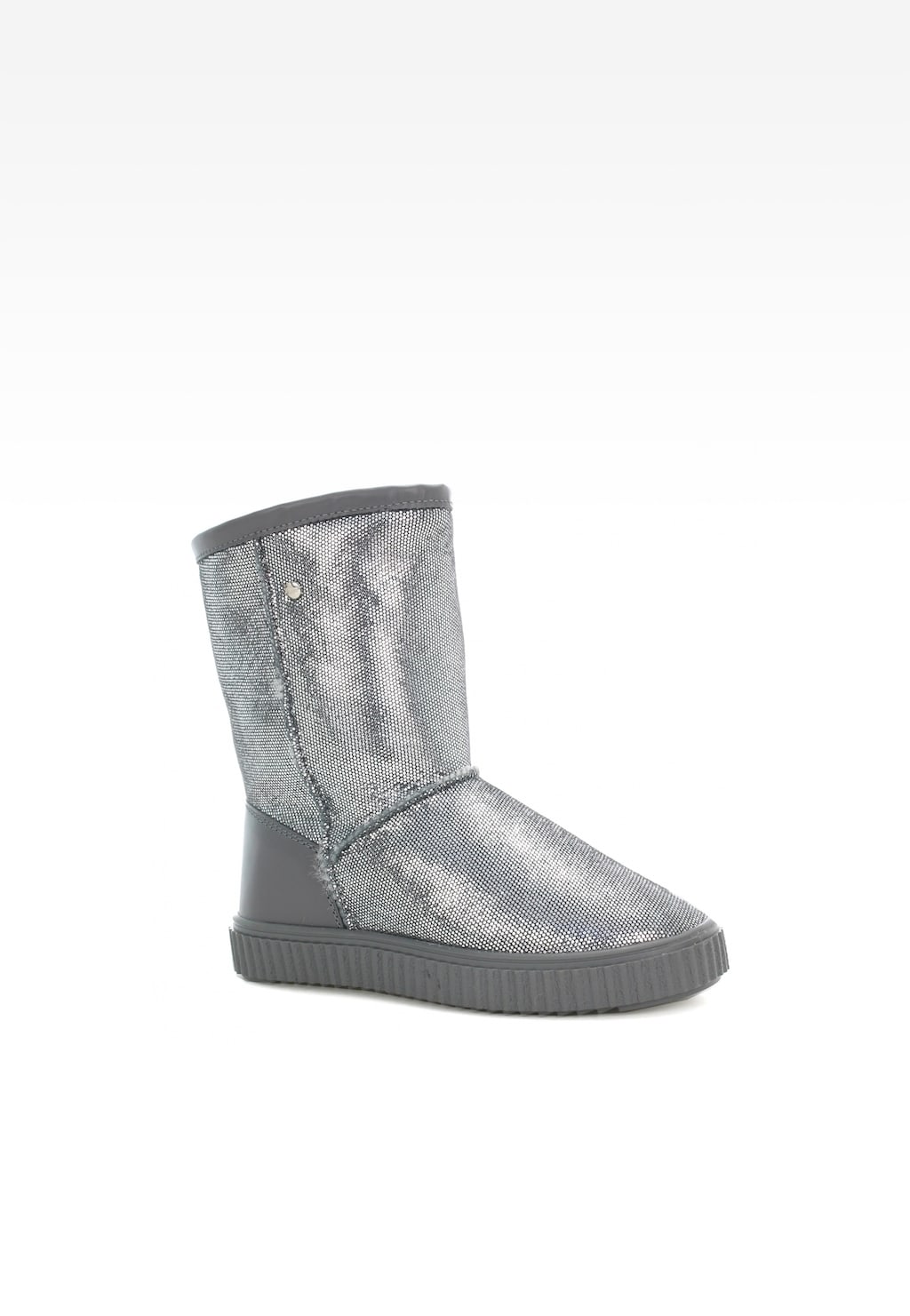 Botki ocieplane BARTEK W-647750/BAX, dla dziewcząt, srebrny Widok 1