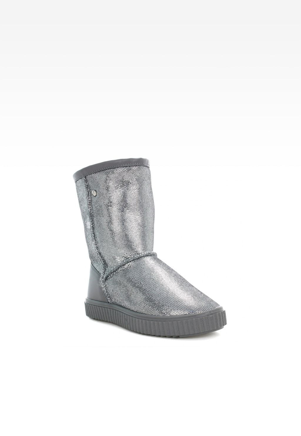 Botki ocieplane BARTEK W-647750/BAX, dla dziewcząt, srebrny Widok 2