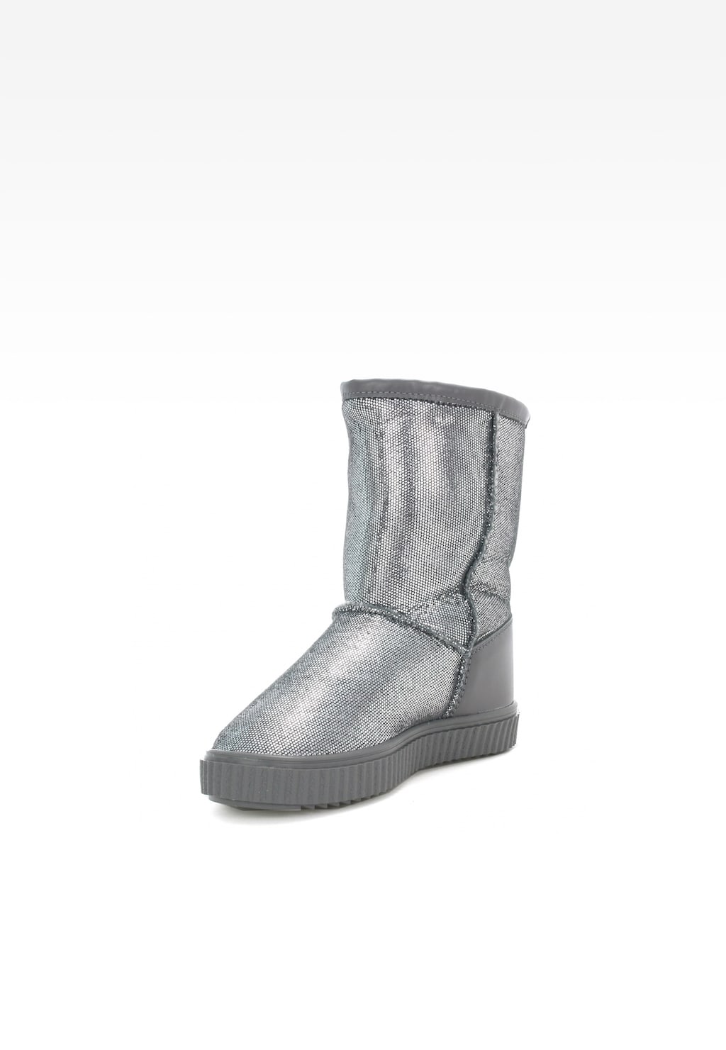 Botki ocieplane BARTEK W-647750/BAX, dla dziewcząt, srebrny Widok 3