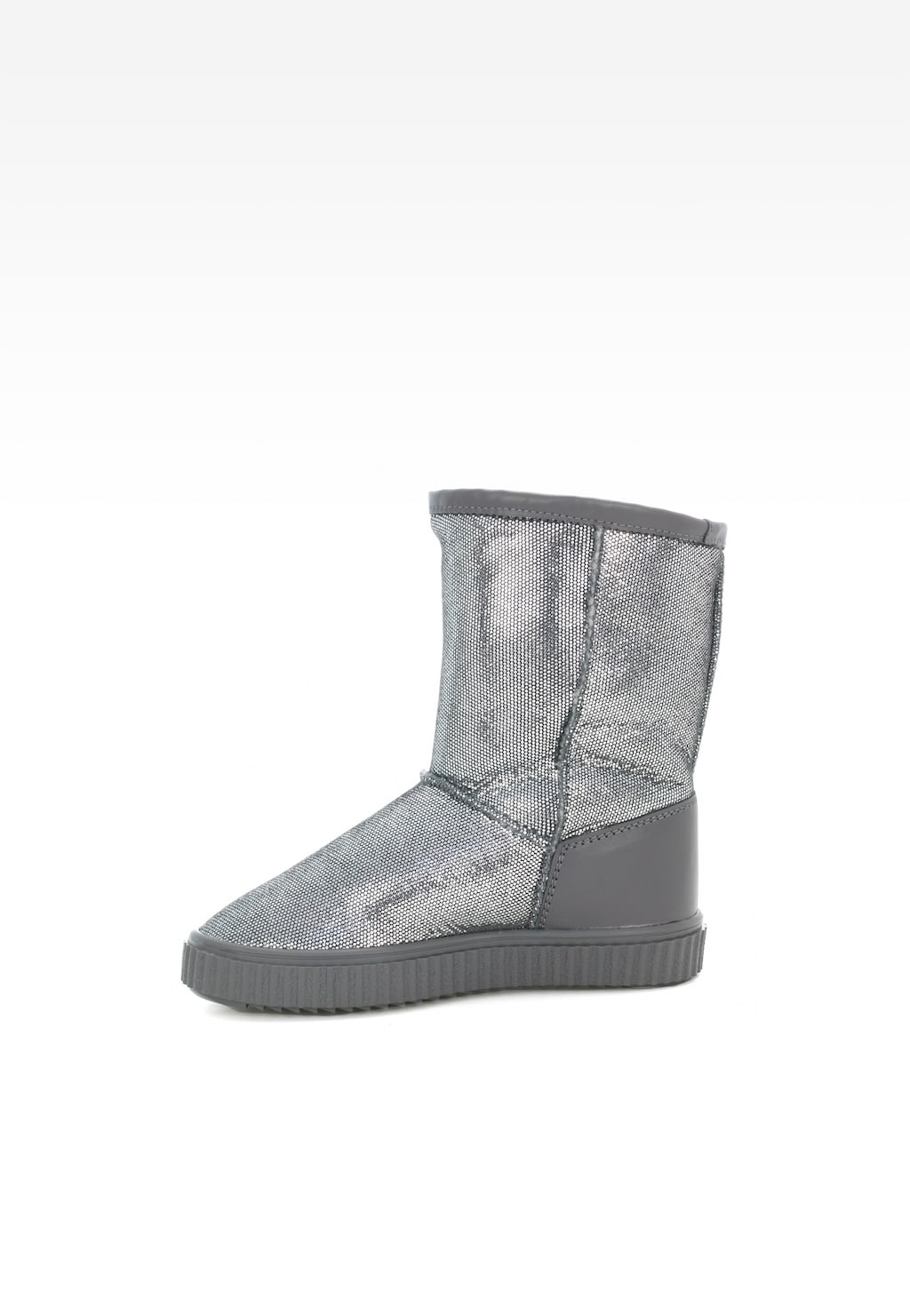 Botki ocieplane BARTEK W-647750/BAX, dla dziewcząt, srebrny Widok 4