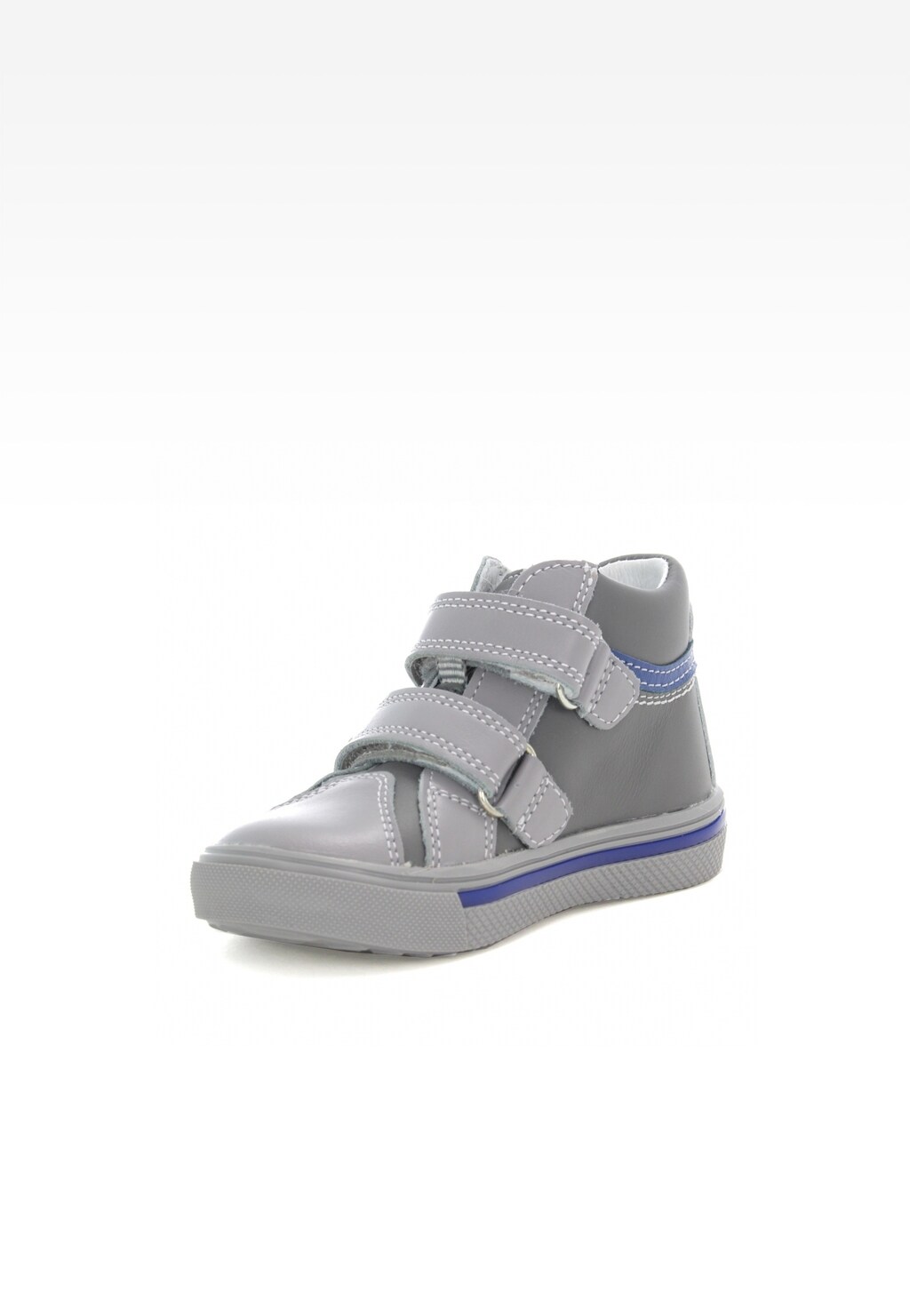 Trzewiki BARTEK W-11812-7/76Q, dla chłopców, szary Widok 3