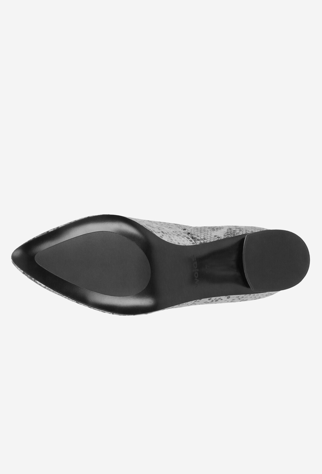 Srebrne czółenka 8399-60 Widok 5