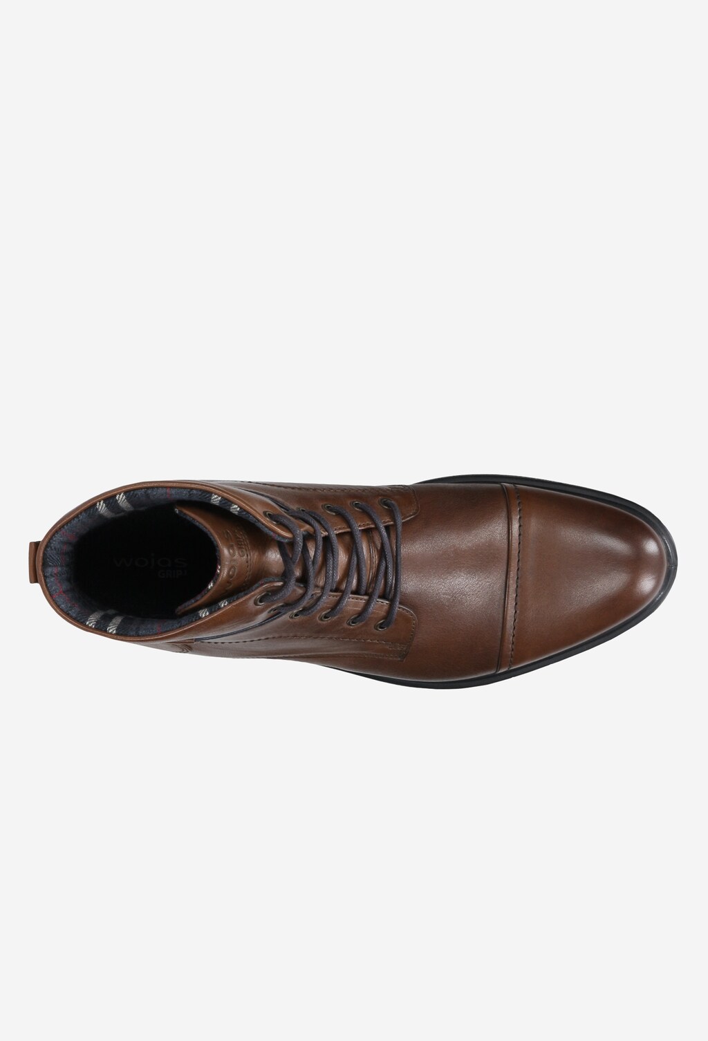 Brązowe męskie trzewiki 4297-52 Widok 4