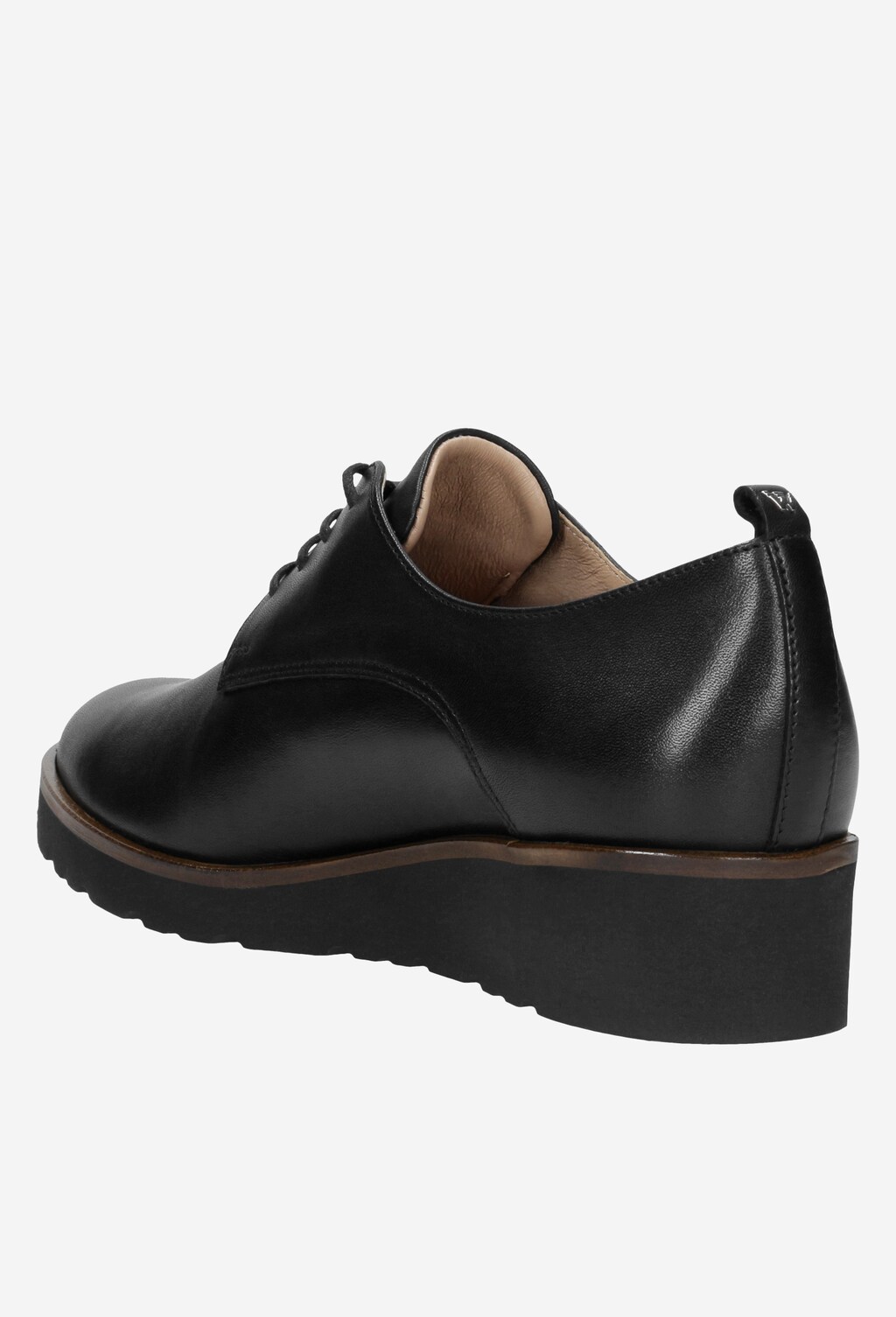 Czarne półbuty damskie 46026-51 Widok 3