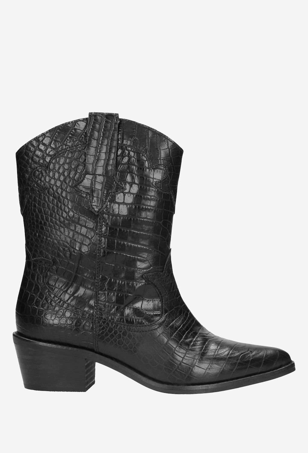 Czarne botki damskie 9511-51 Widok 1