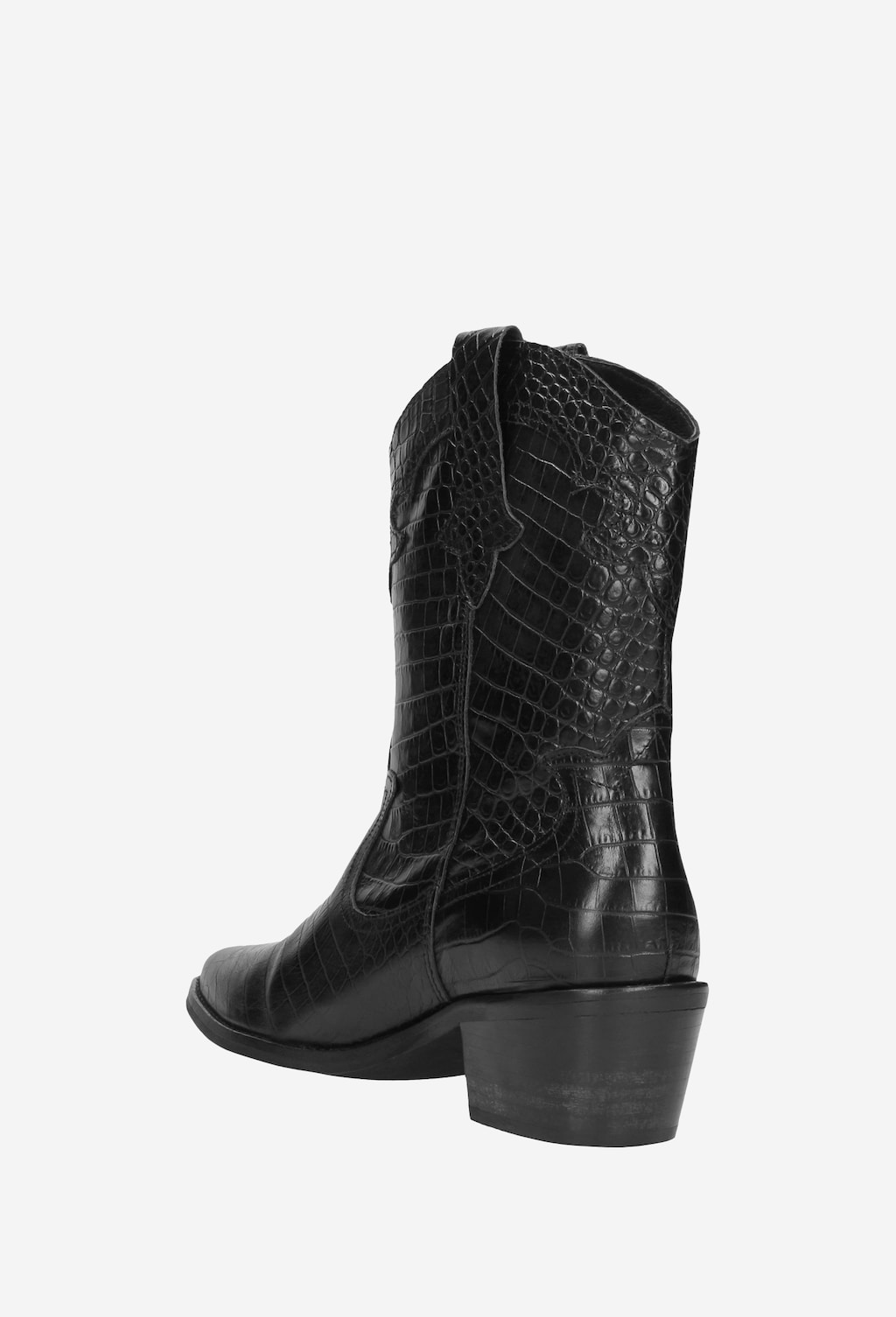 Czarne botki damskie 9511-51 Widok 3