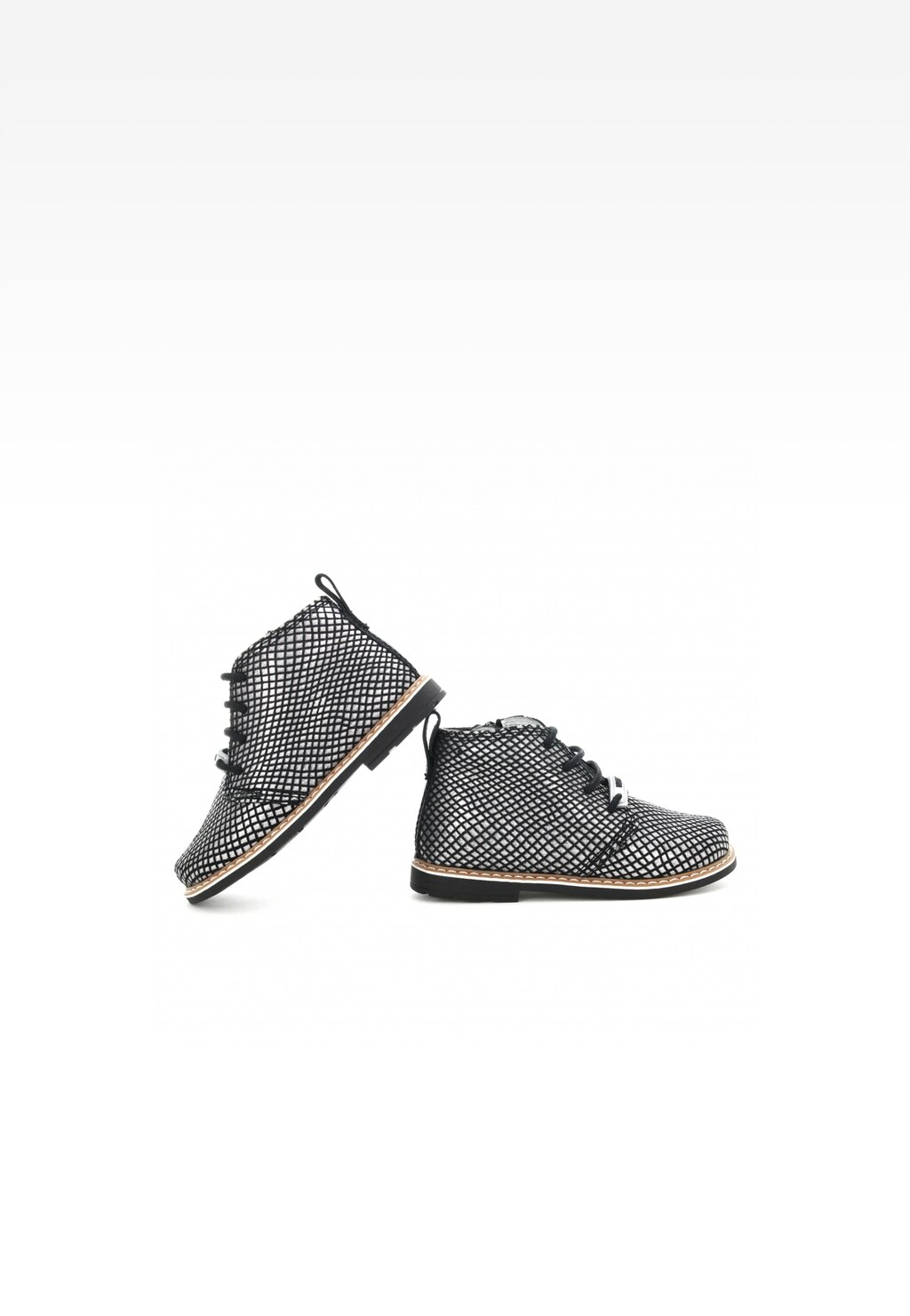 Trzewiki BARTEK T-81852-2/1R4, dla dziewcząt, czarno-srebrny Widok 6