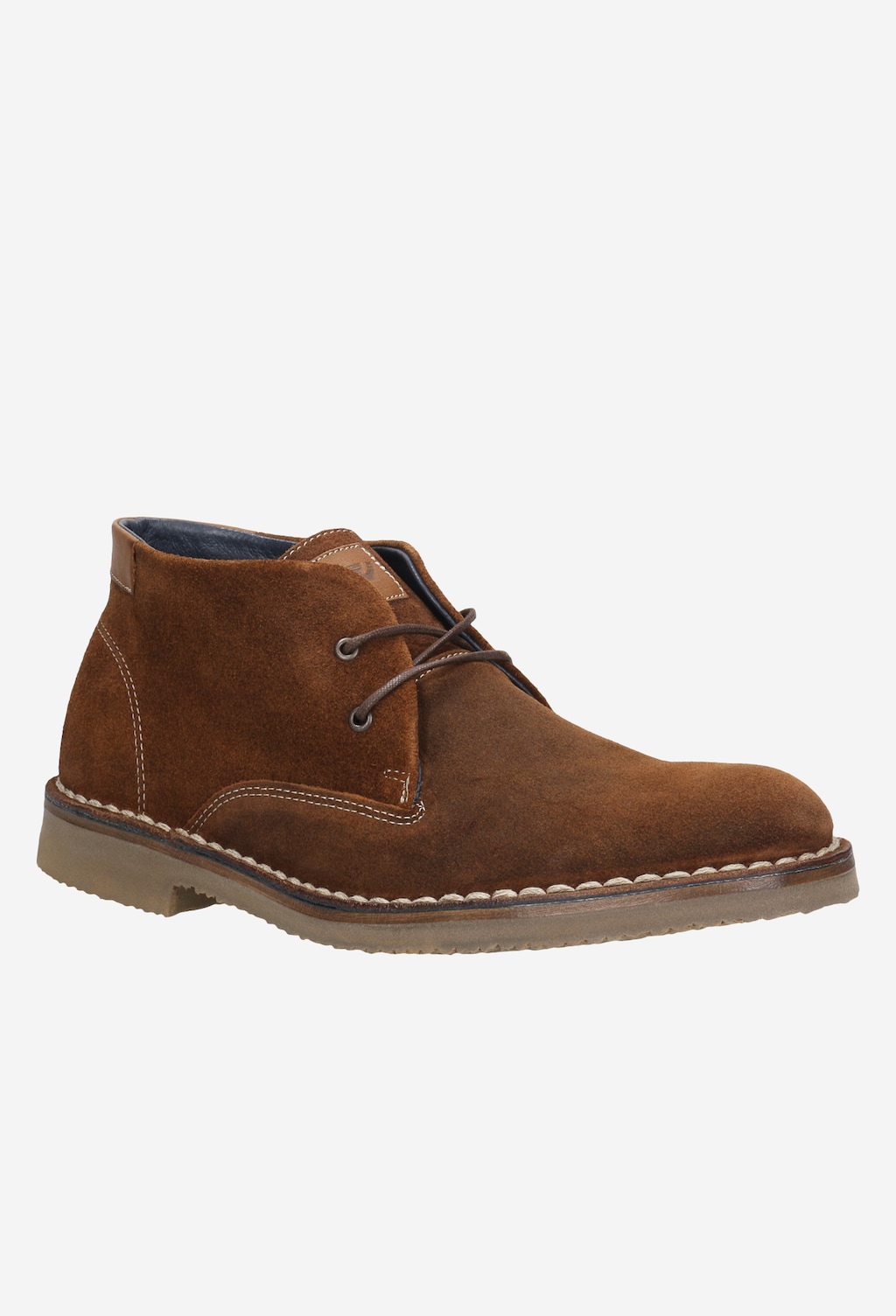 Brązowe trzewiki męskie 24001-62 Widok 3