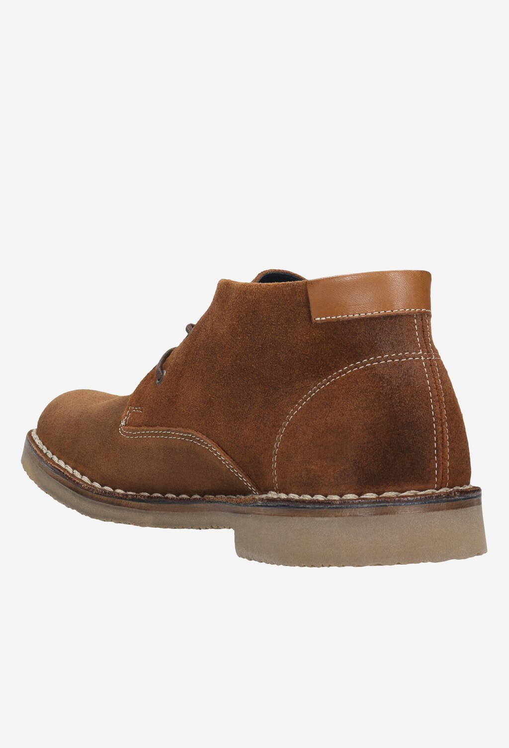 Brązowe trzewiki męskie 24001-62 Widok 4