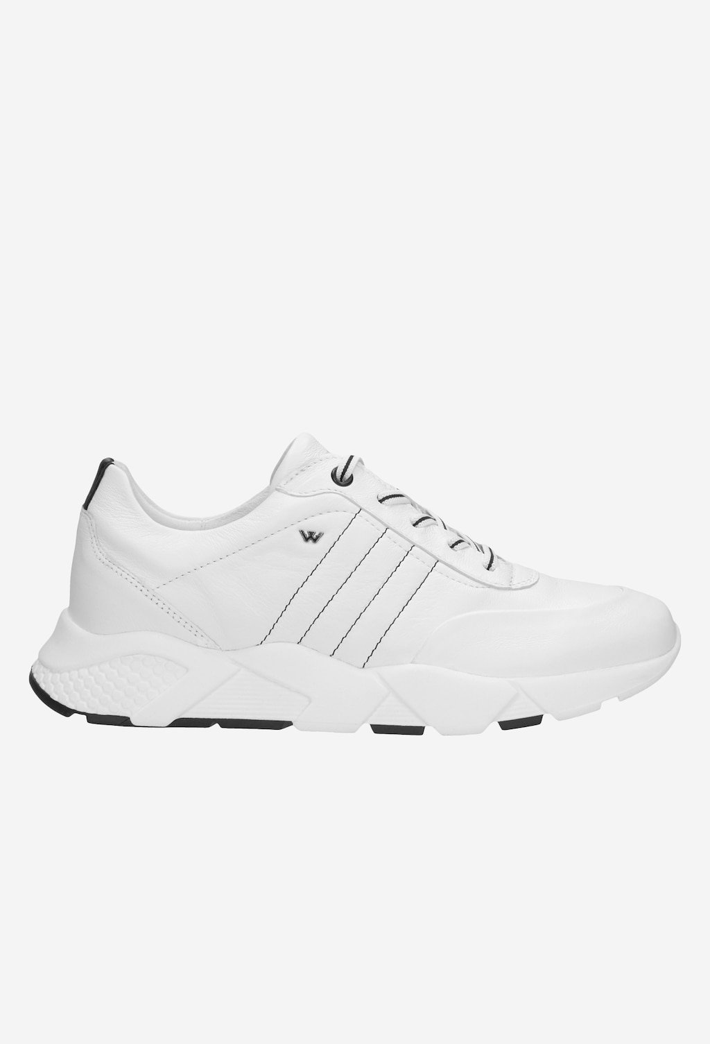 Białe półbuty damskie z czarnymi elementami 46015-59 Widok 2