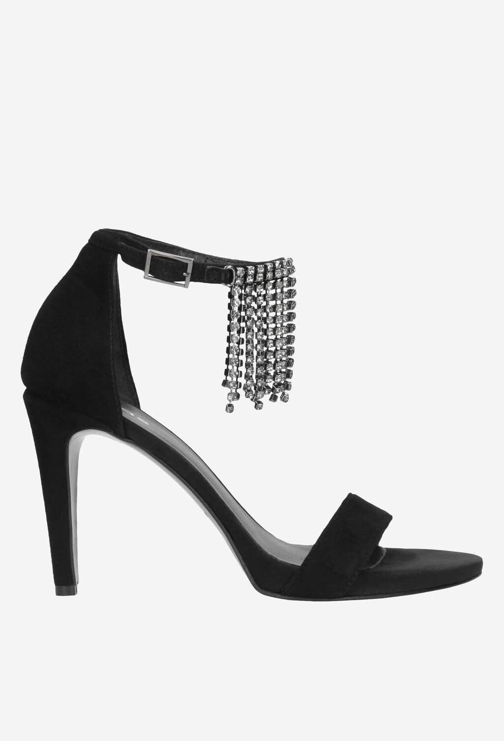 Czarne sandały damskie 76001-61 Widok 1