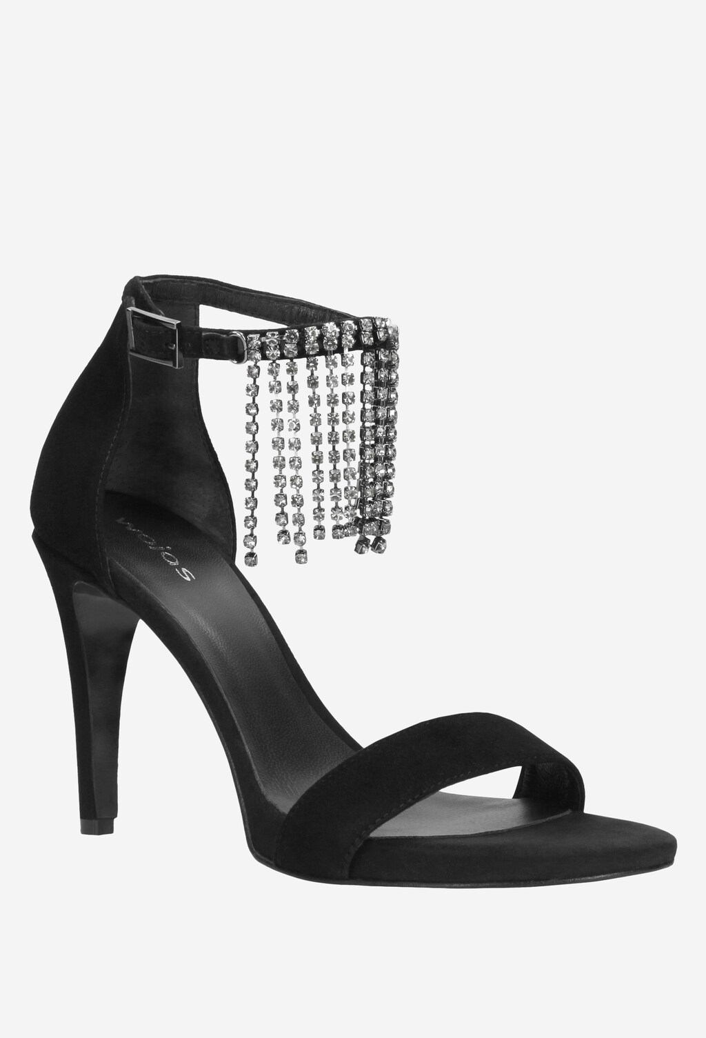 Czarne sandały damskie 76001-61 Widok 2