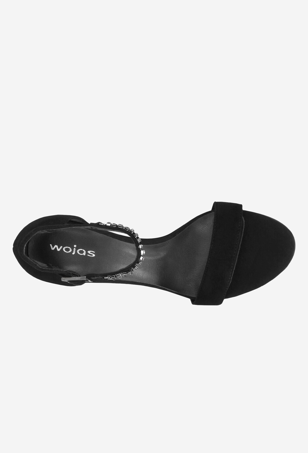 Czarne sandały damskie 76001-61 Widok 4