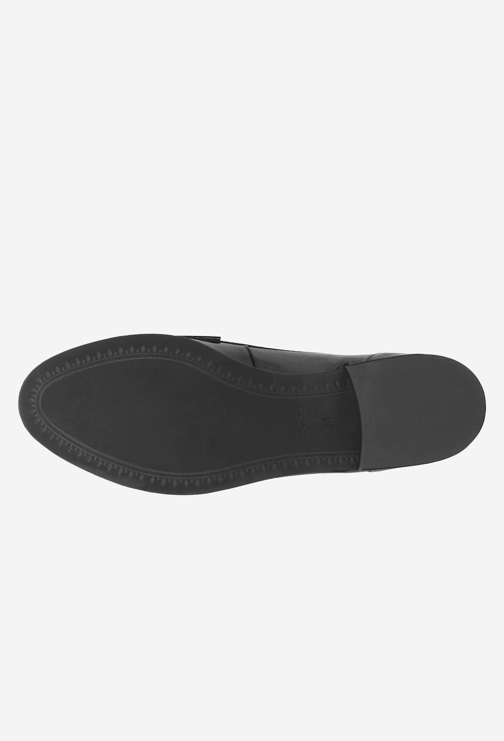 Czarne lakierowane półbuty damskie 46012-31 Widok 6