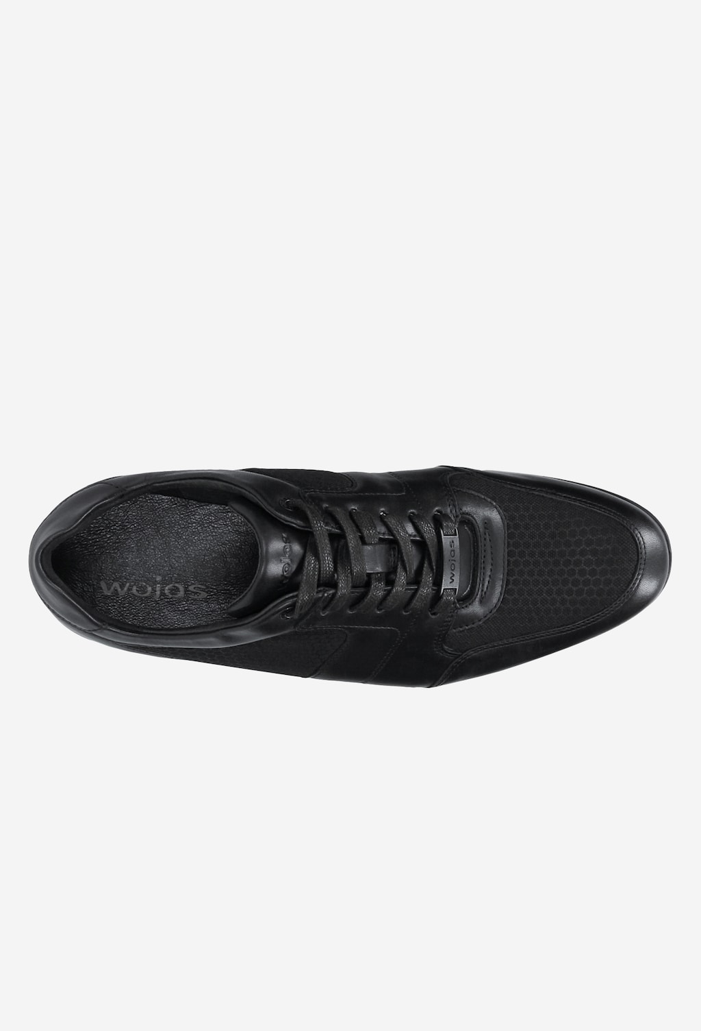 Czarne półbuty męskie 10014-71 Widok 4