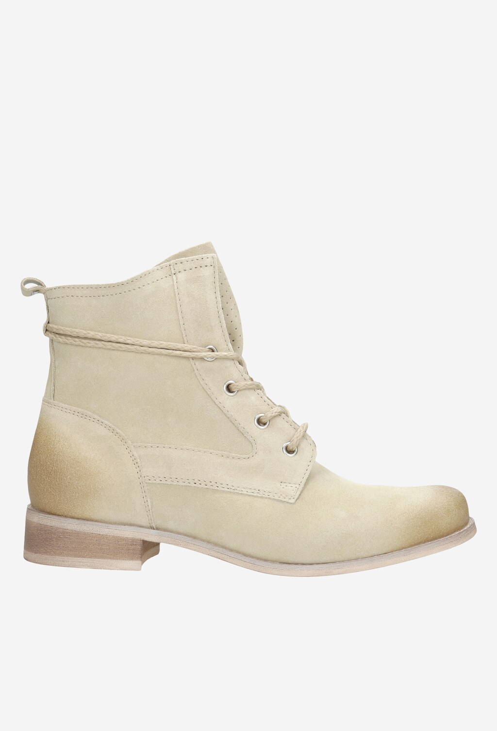 Beżowe trzewiki damskie 64000-64 Widok 1