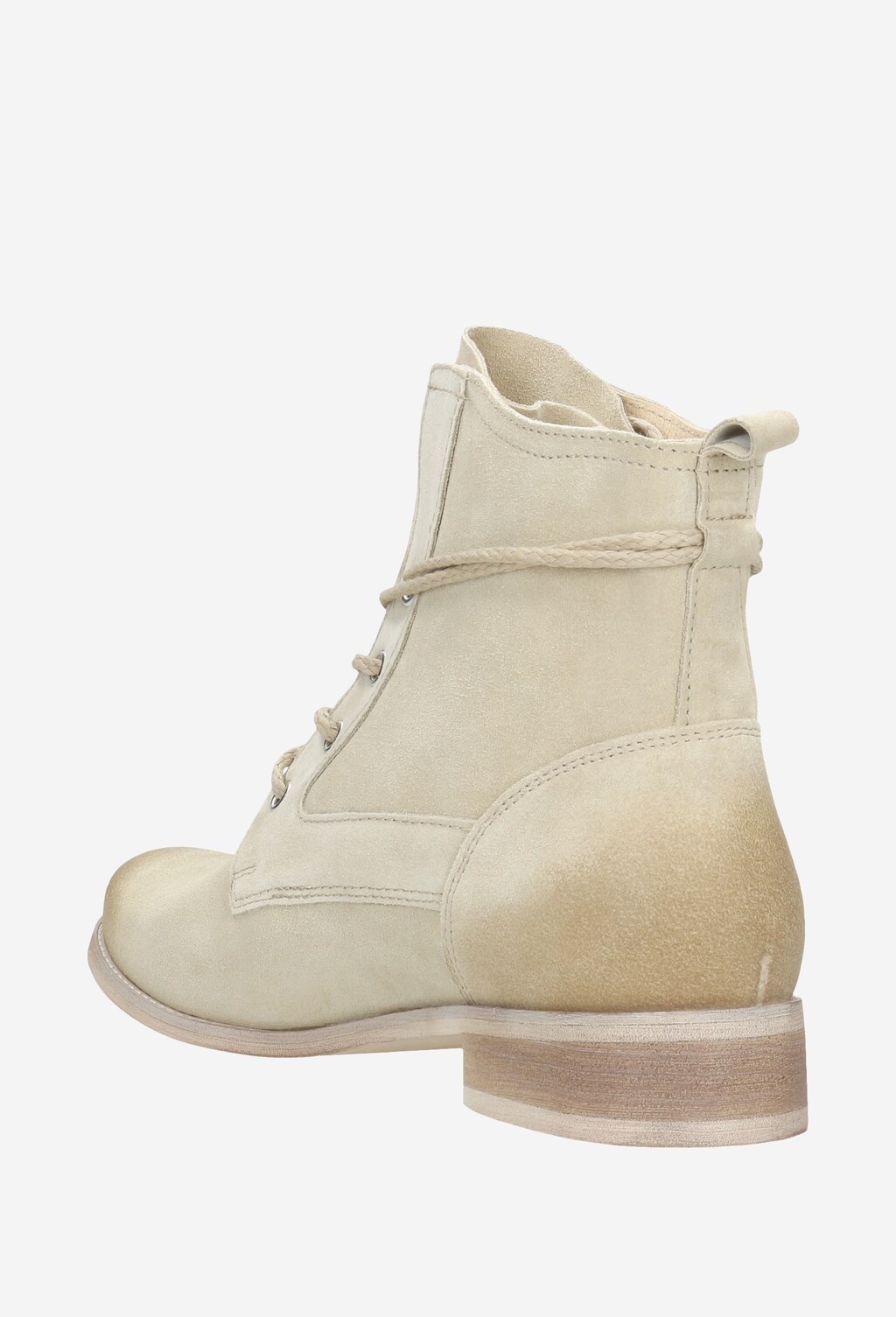 Beżowe trzewiki damskie 64000-64 Widok 3