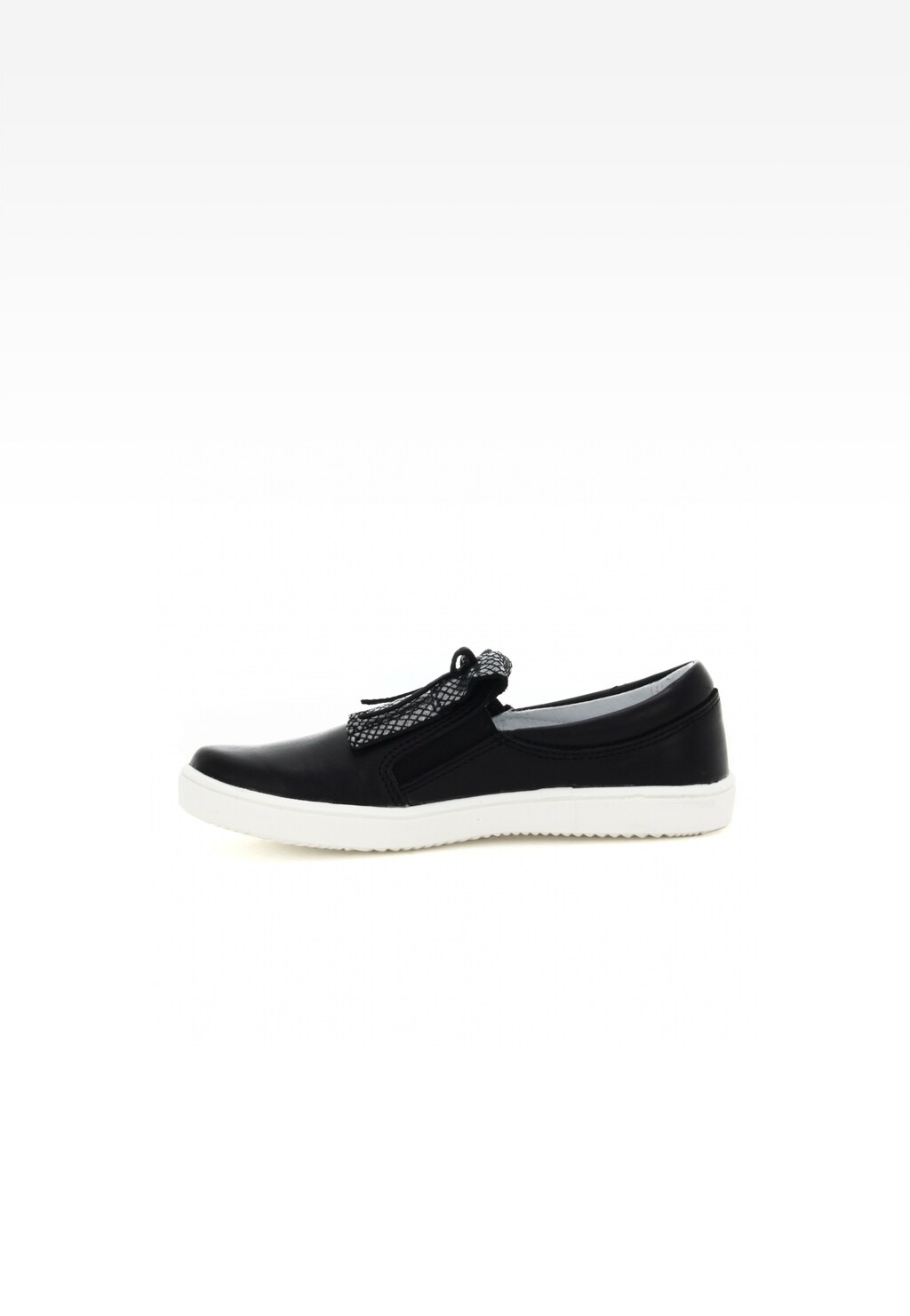 Półbuty BARTEK W-28701/SZ/1RL, dla dziewcząt, czarny Widok 4