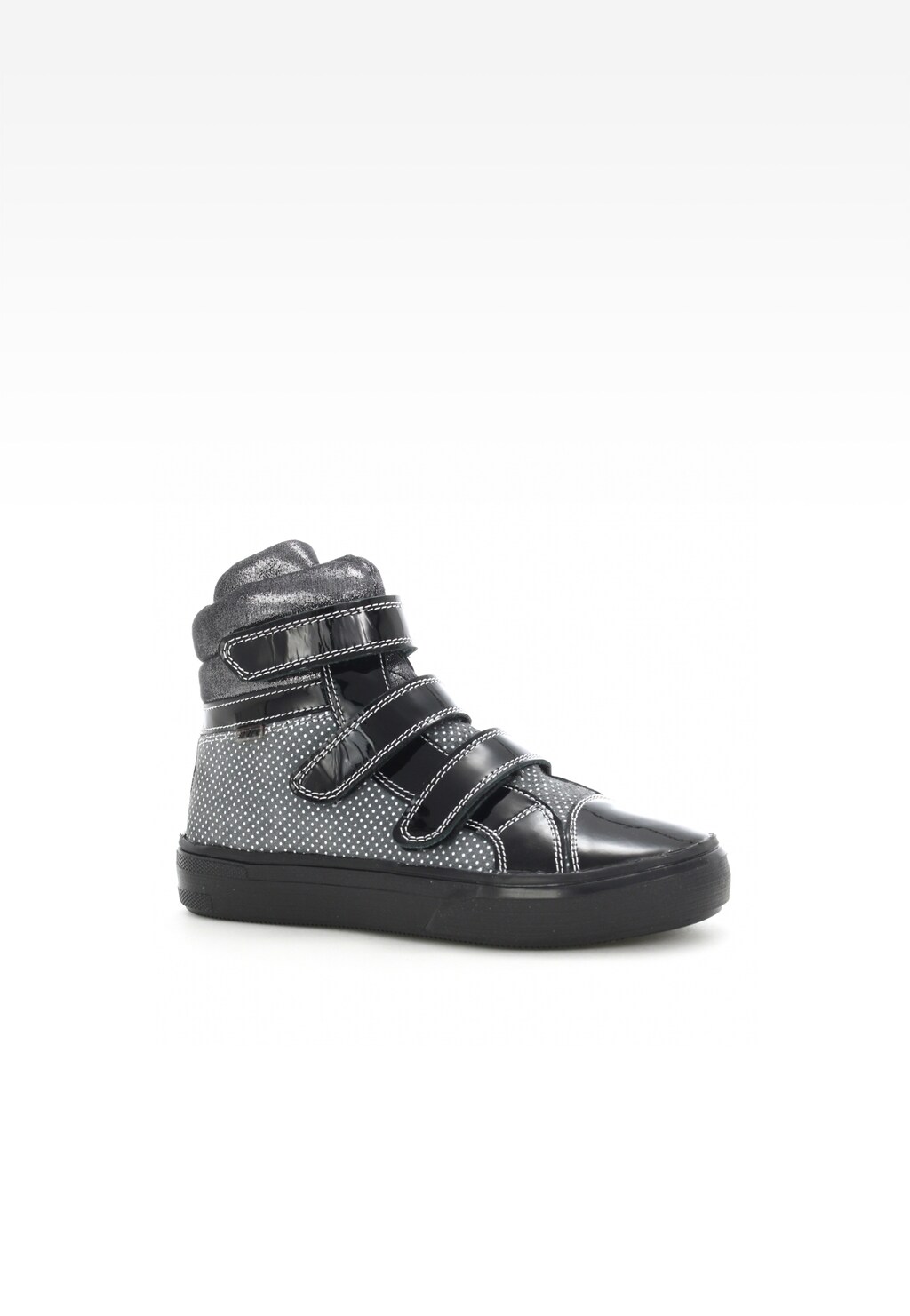 Trzewiki BARTEK T-27893-3/MAC, dla dziewcząt, czarno-szary Widok 1