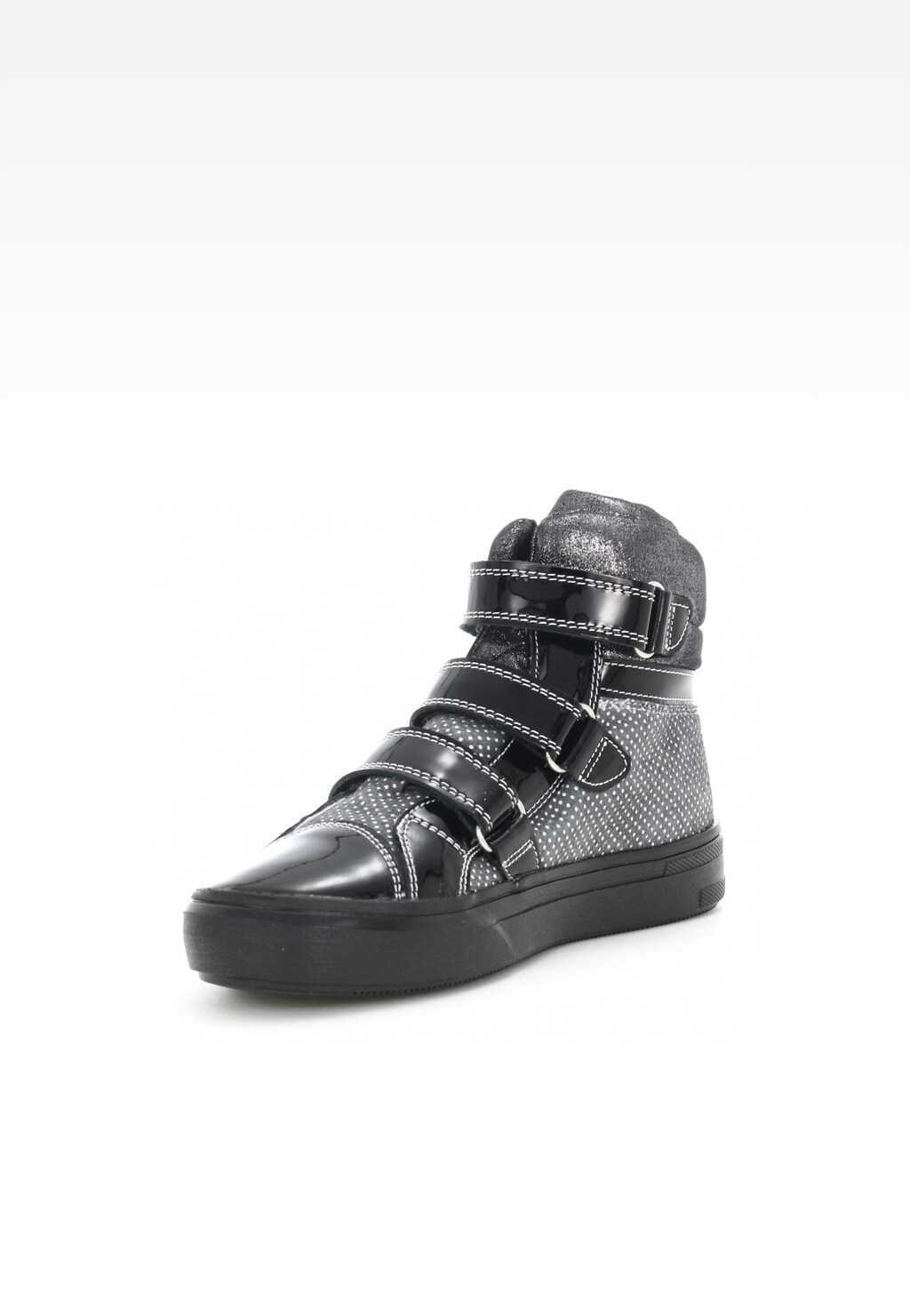 Trzewiki BARTEK T-27893-3/MAC, dla dziewcząt, czarno-szary Widok 3