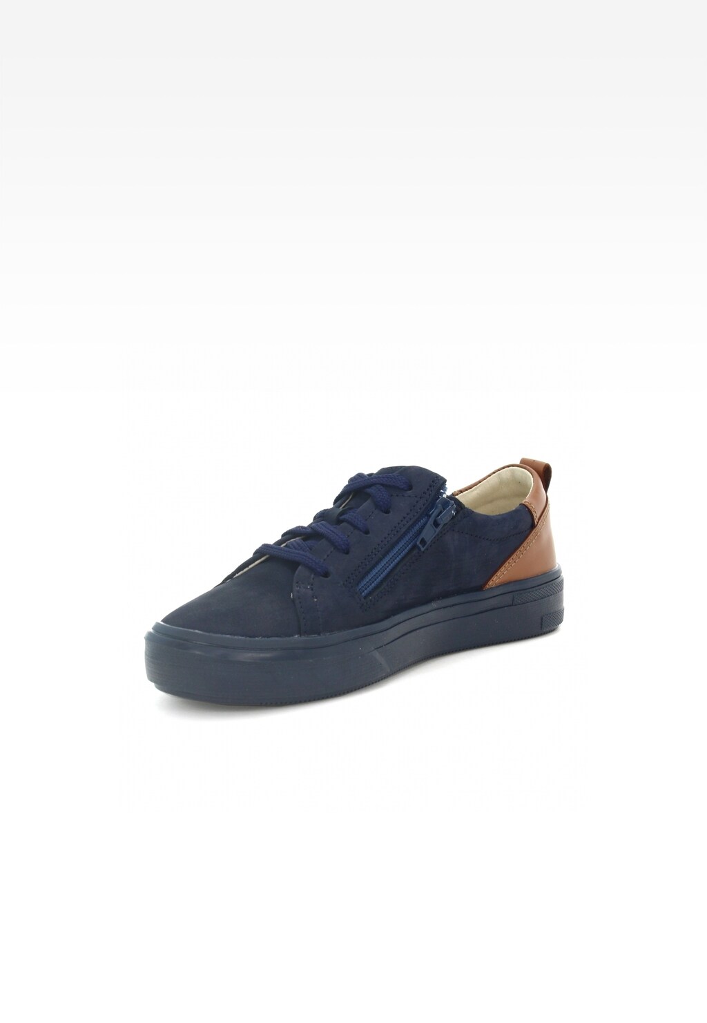 Półbuty BARTEK T-48020/SZ/270, dla chłopców, granatowo-brązowy Widok 3