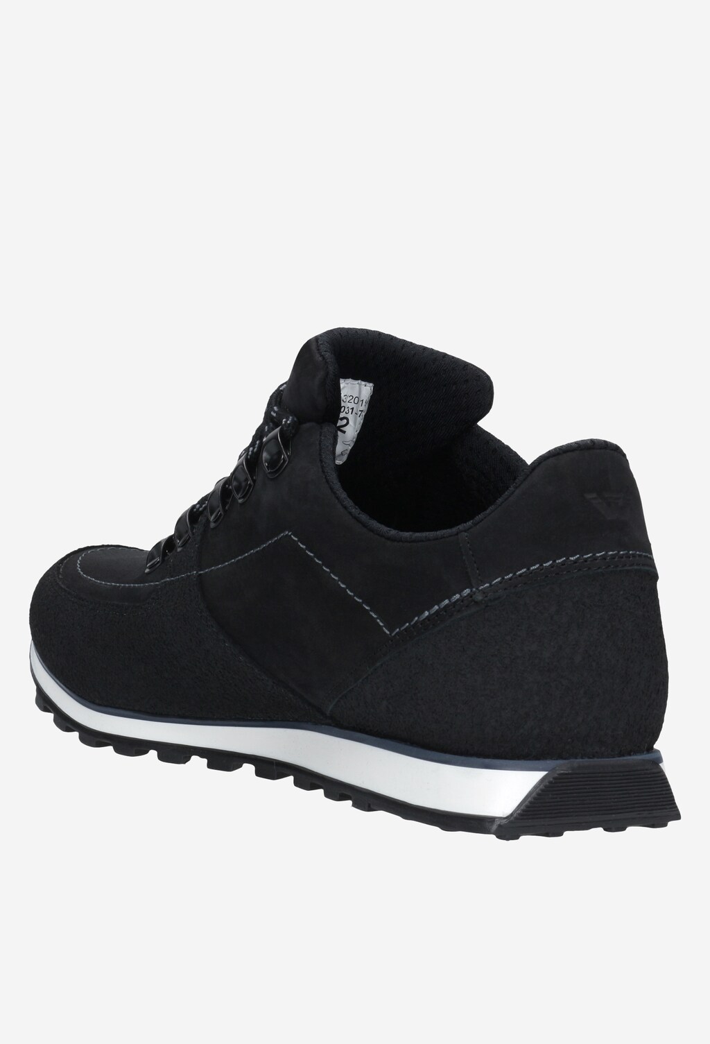 Czarne półbuty męskie 10031-71 Widok 4