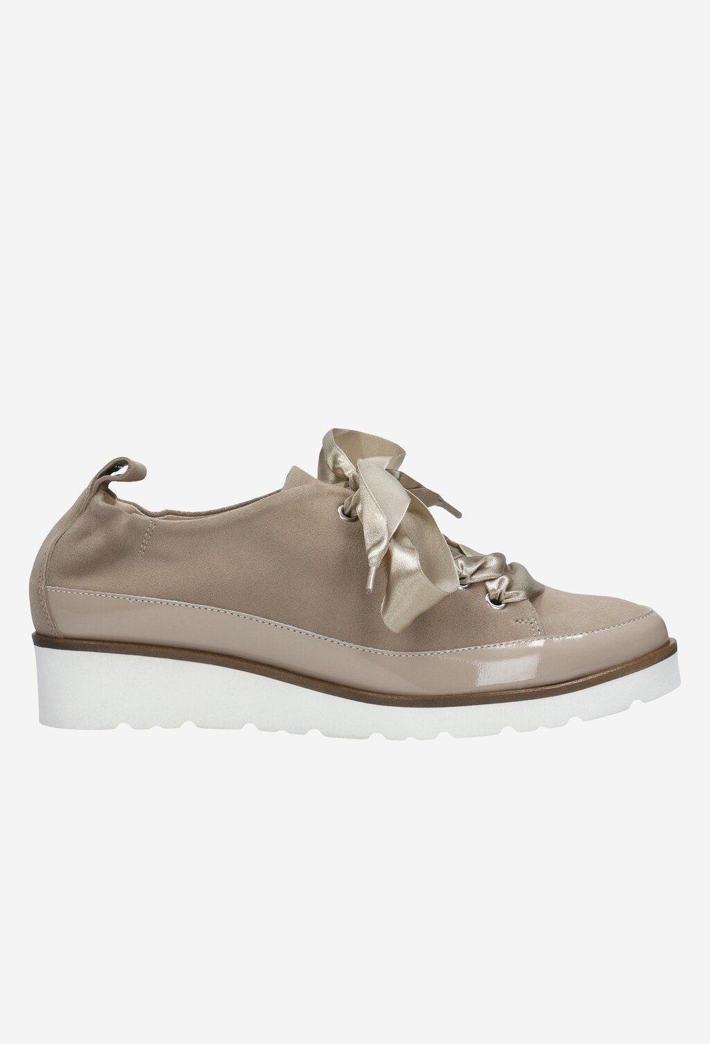 Beżowe półbuty damskie 46021-74 Widok 2