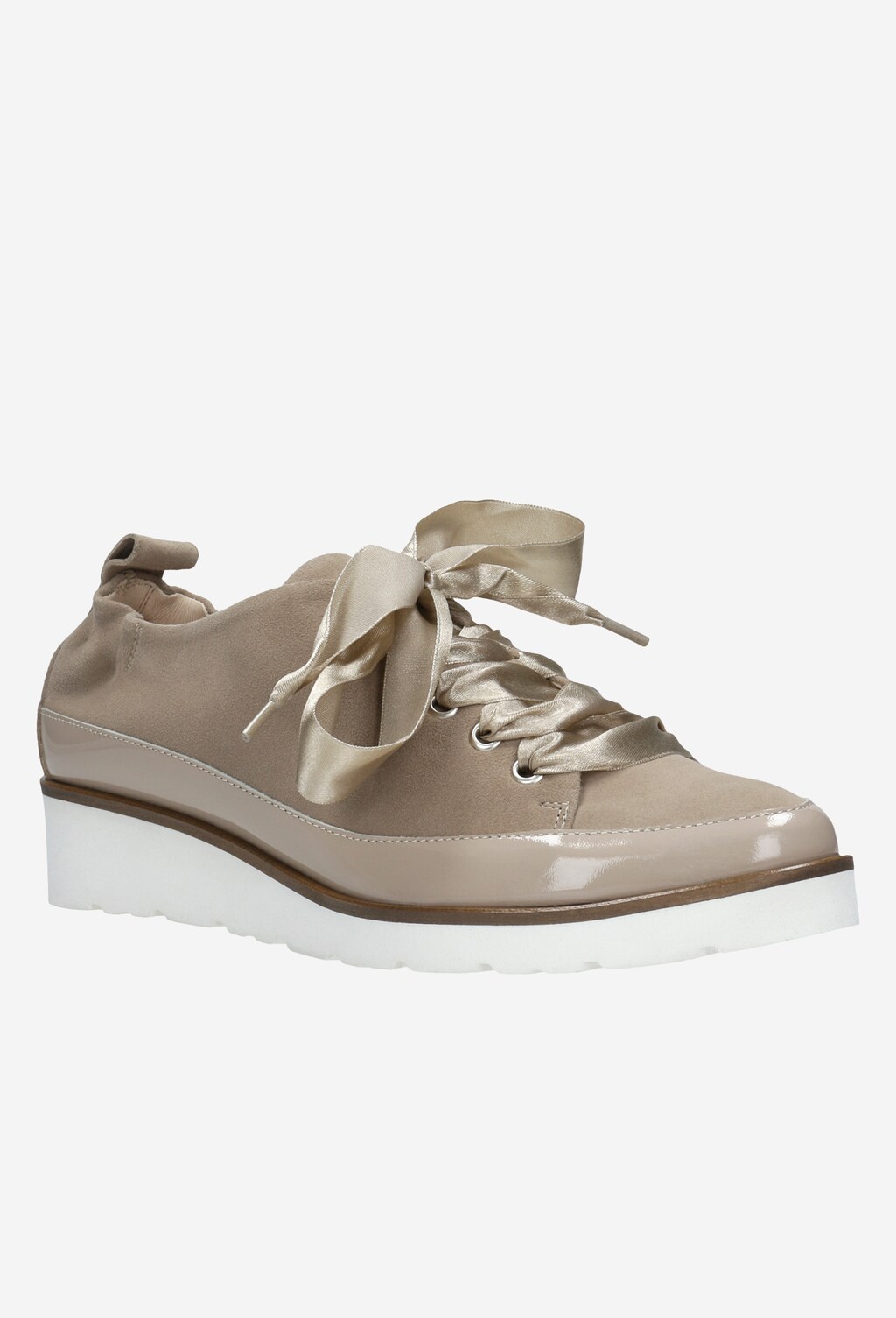 Beżowe półbuty damskie 46021-74 Widok 3